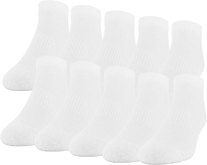 Gildan Select - Gildan Men\'s Quarter Socks (10 Pack) - White