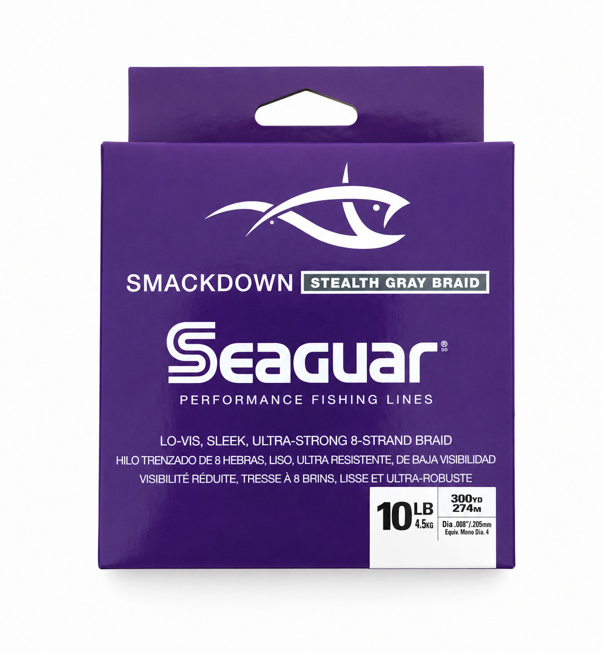 Seaguar Smackdown Braided Fishing Line 300 Yd  Flash Green Stealth Gray New