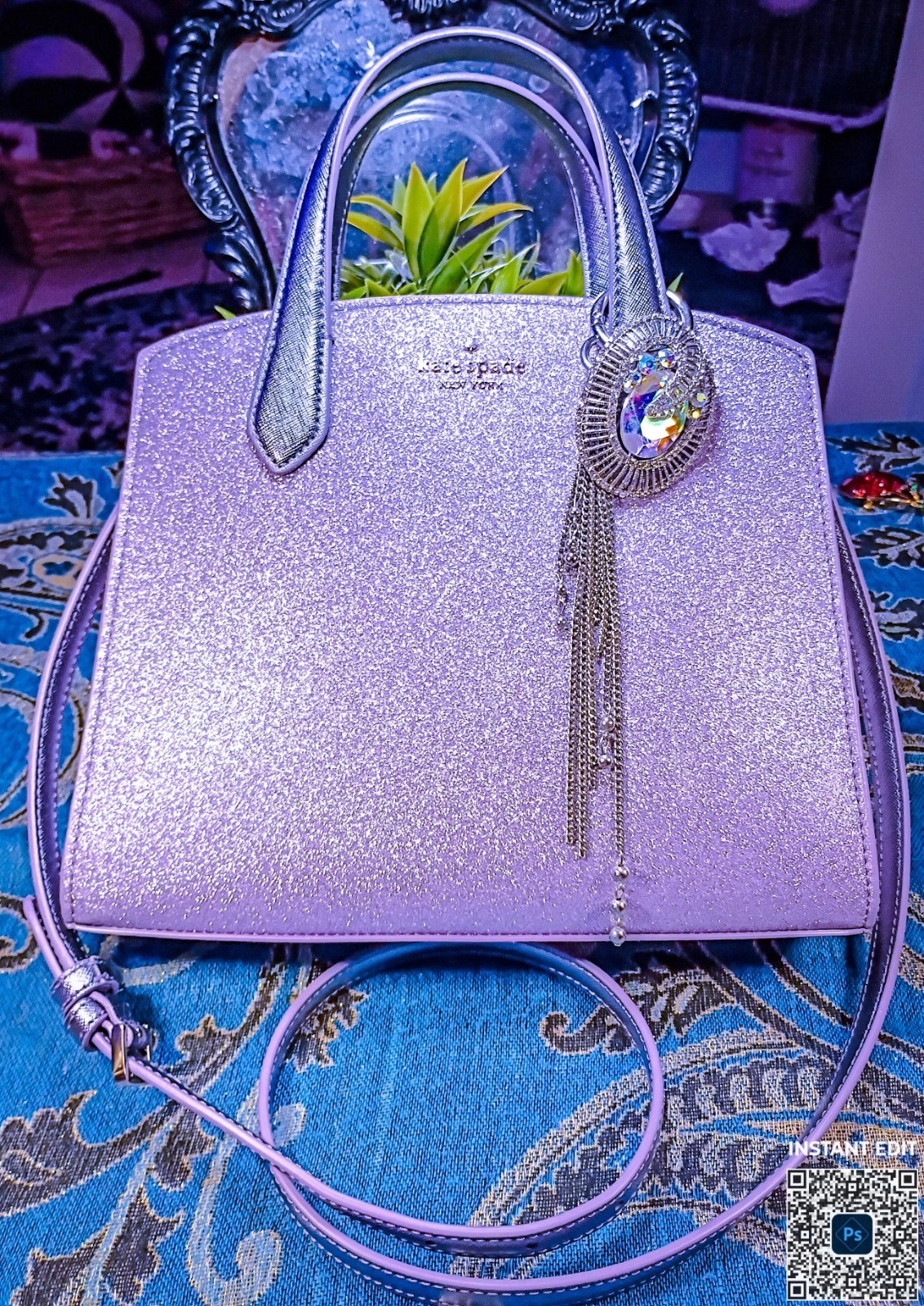 Kate Spade Tinsel Satchel in Lilac Frost (Style K9337) NWOT Pristine New Condit