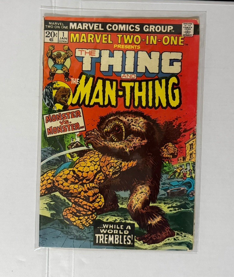 Marvel Comics Group Marvel Two-In-One, #1 First Issue, Thing & Man-Thing (1974)