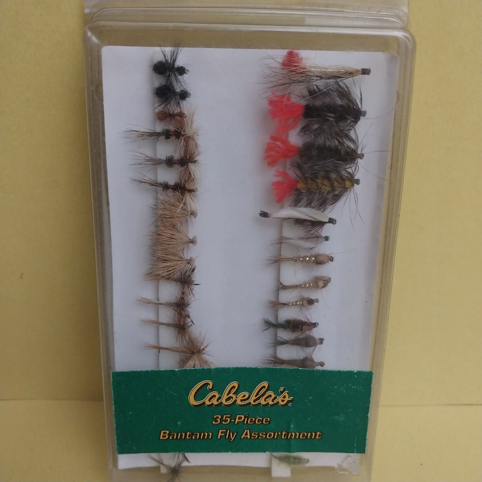 Vintage Cabela's Bantam Fly Fishing Assorment 35 Piece Trout Flies Vintage Cabela's Bantam Fly Fishing Assorment 35 Piece Trout Flies