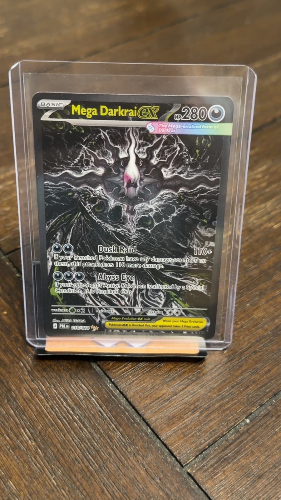 Pokémon Mega Darkrai ex 116/084 SIR Pitch Black ME05 English NM Pokémon Mega Darkrai ex 116/084 SIR Pitch Black ME05 English NM