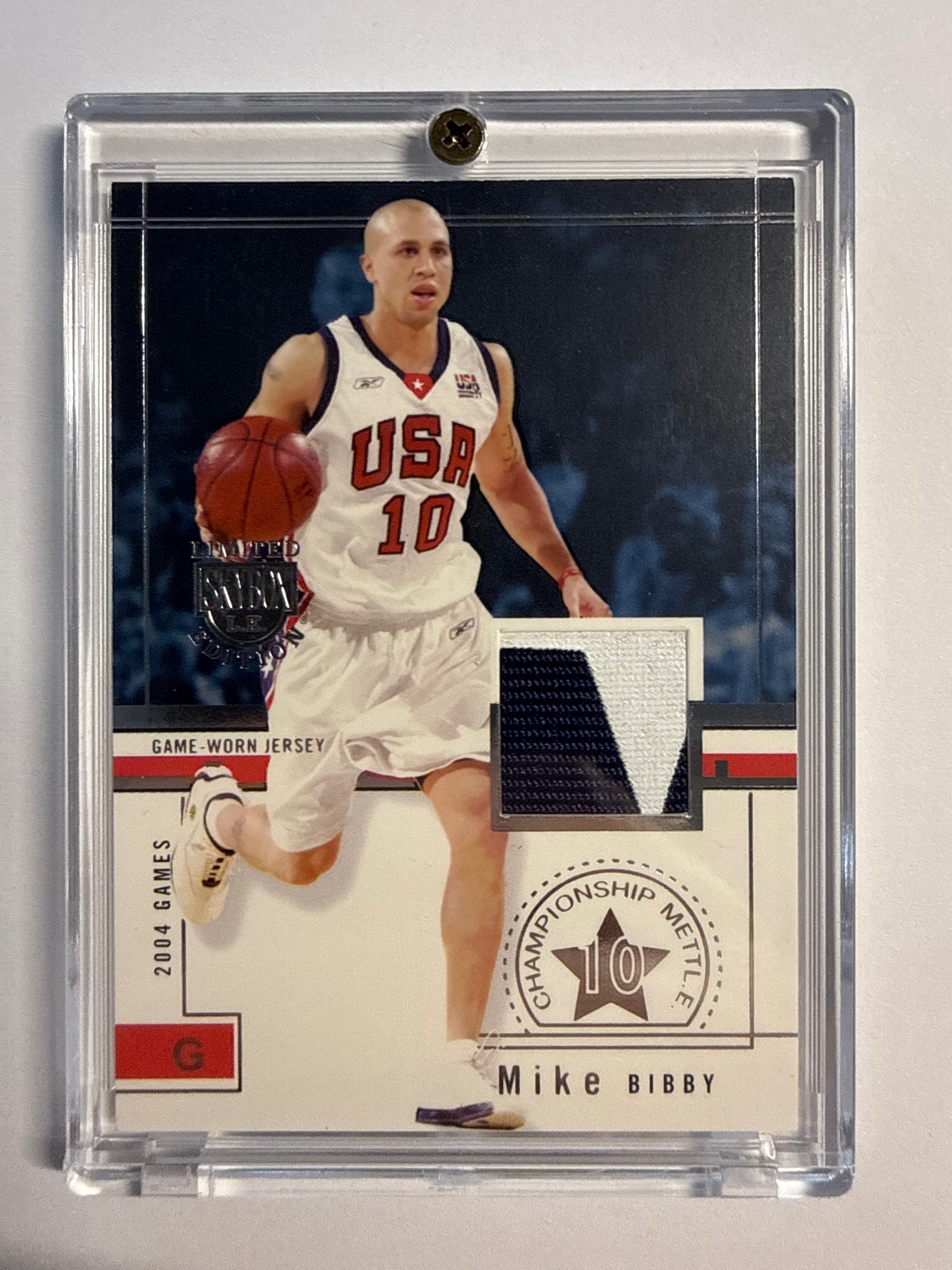 2003-04 SkyBox LE #CM-MB Mike Bibby Championship MettLE SN99 #/99 2003-04 SkyBox LE #CM-MB Mike Bibby Championship MettLE SN99 #/99