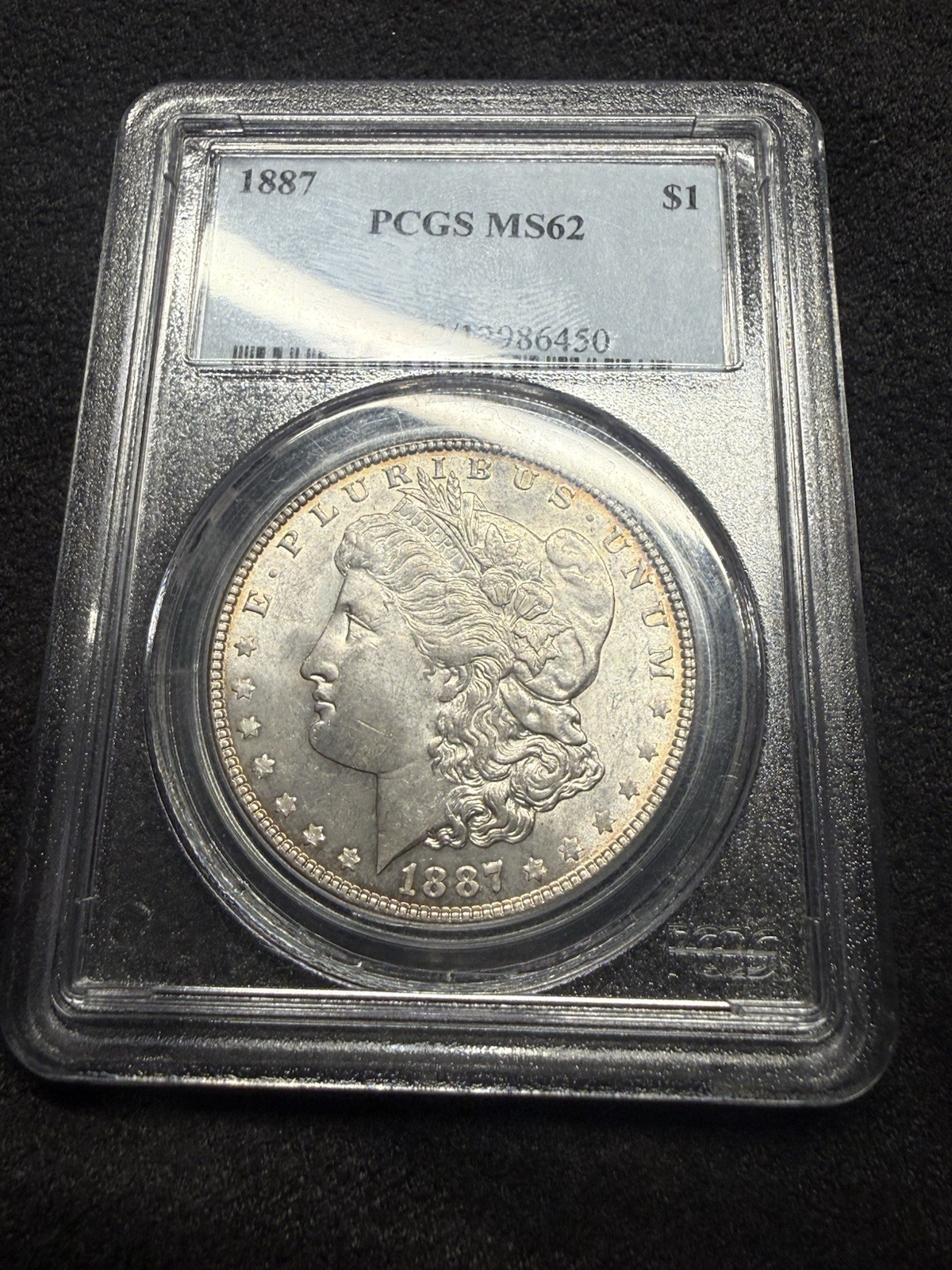 1887-P Morgan Silver Dollar PCGS MS62 - Nice Coin 1887-P Morgan Silver Dollar PCGS MS62 - Nice Coin