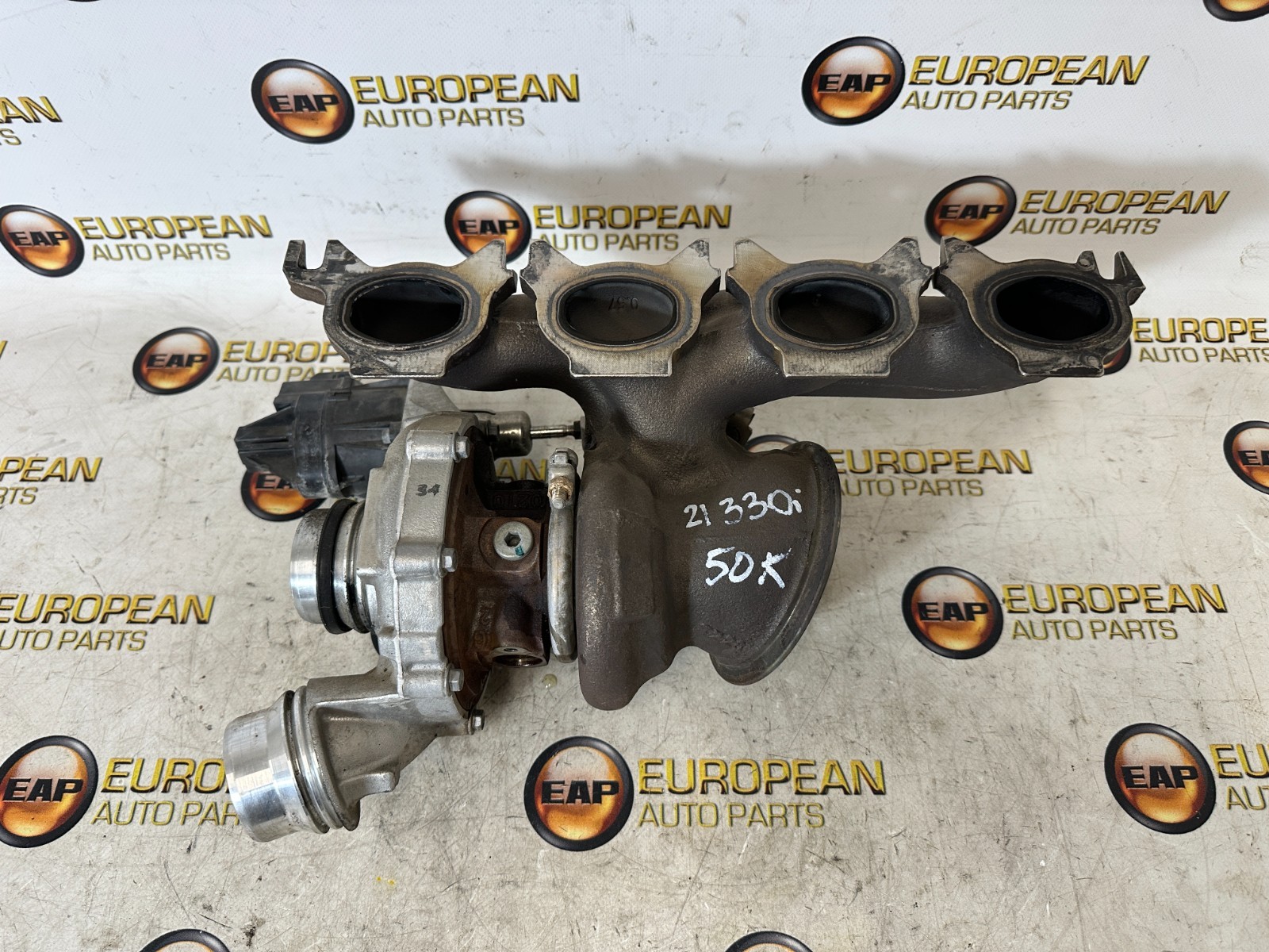 2020 - 2022 BMW 330e 330i G20 2.0L B46 ENGINE TURBO CHARGER EXHAUST MANIFOLD OEM