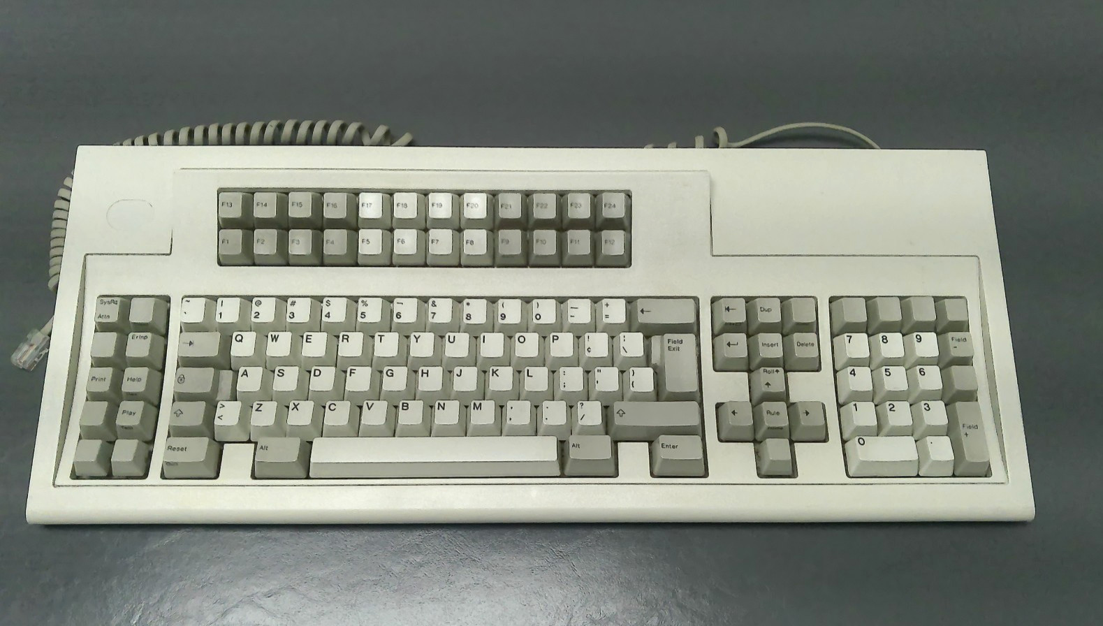 Vtg IBM Model M122 Type III Battlecruiser Keyboard 1395660 Buckling Spring RJ45