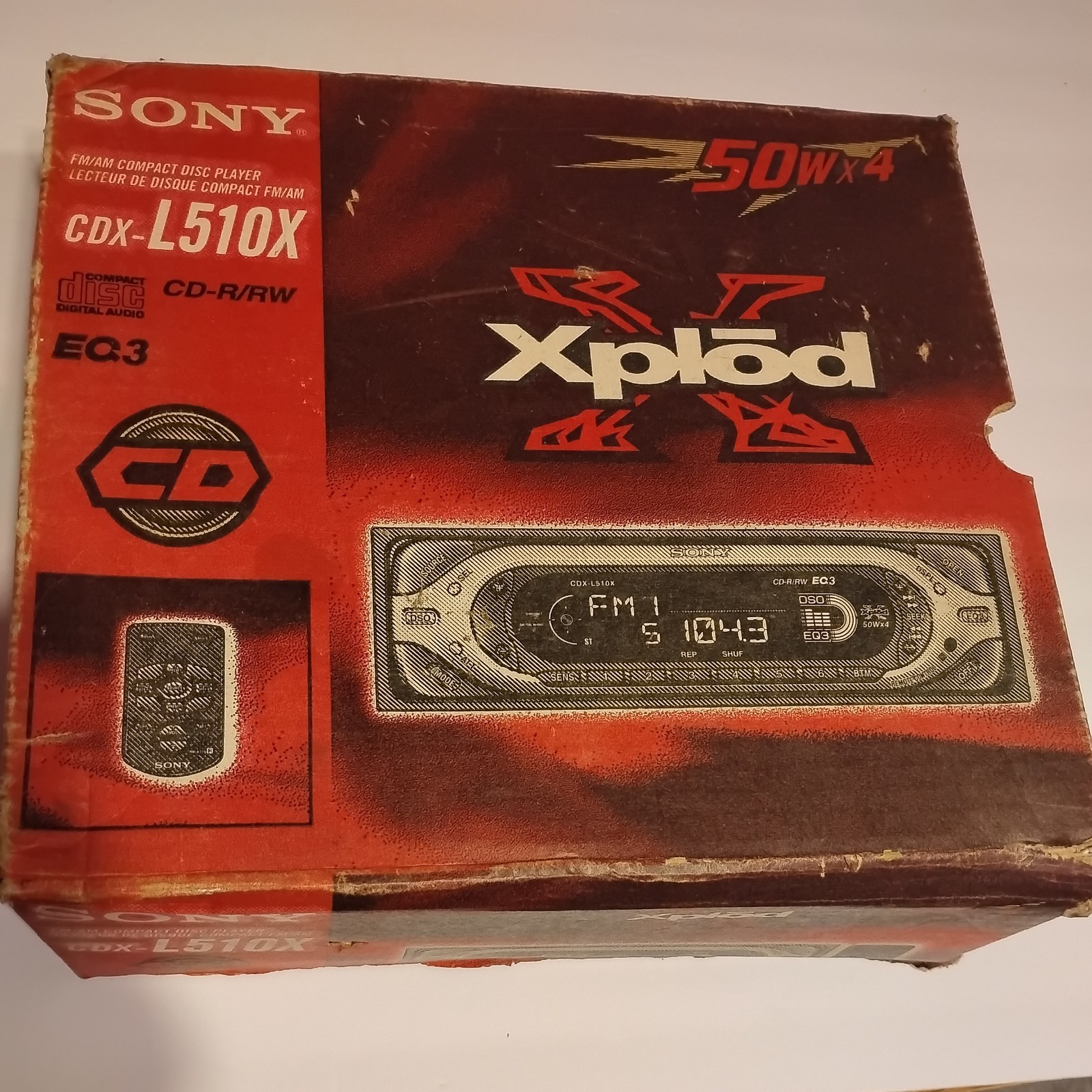 TESTED Sony CDX-L510X Xplod 50wx4 FM/AM Car CD Player TESTED Sony CDX-L510X Xplod 50wx4 FM/AM Car CD Player