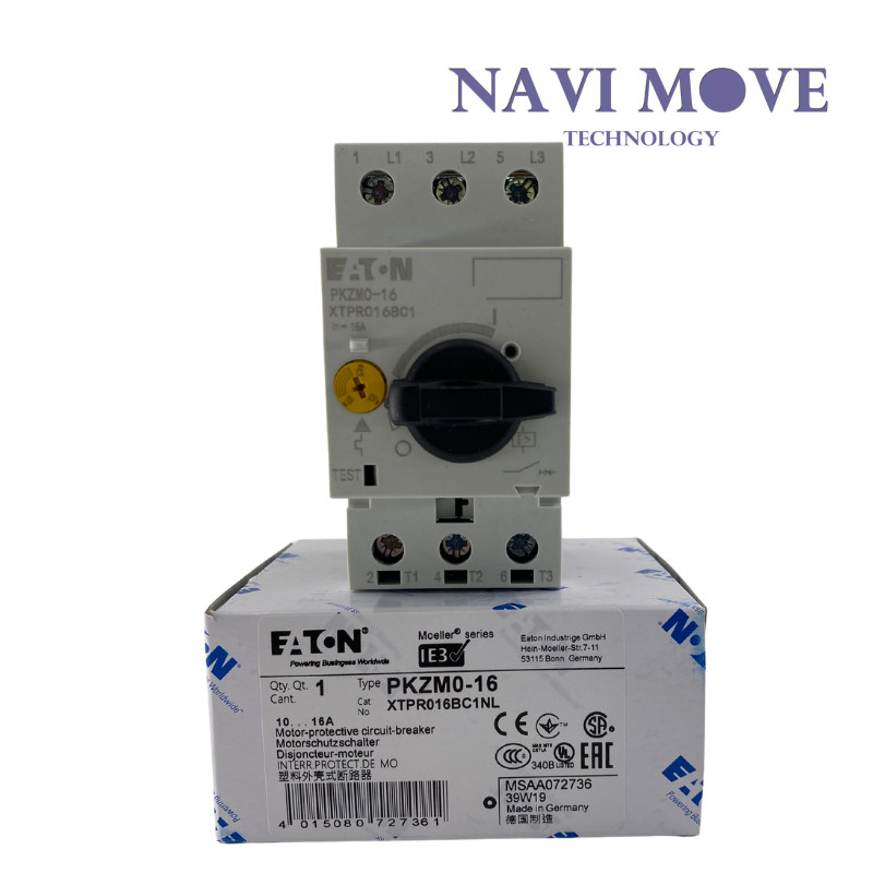 New Eaton Moeller PKZM0-16 Motor Protector Circuit Breaker XTPR016BC1NL USA New Eaton Moeller PKZM0-16 Motor Protector Circuit Breaker XTPR016BC1NL USA