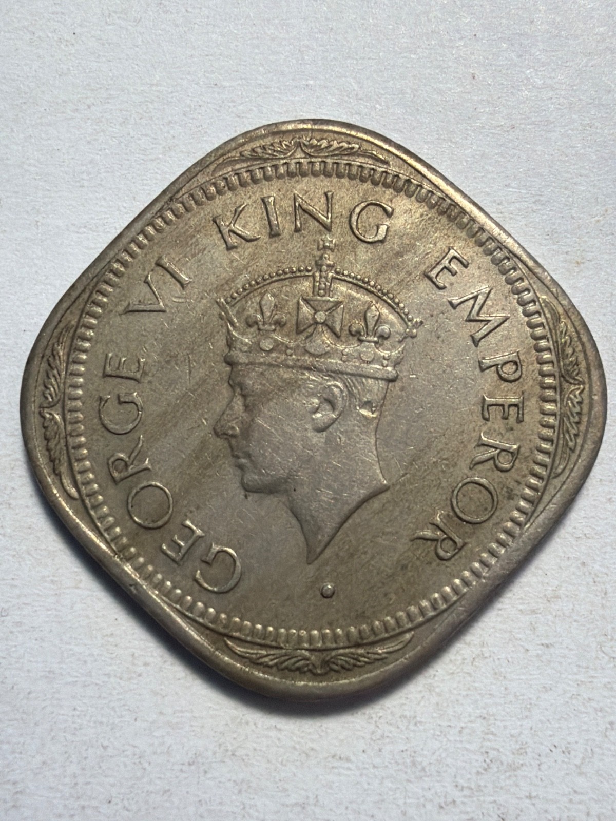 1947 British India 2 Annas coin 1947 British India 2 Annas coin