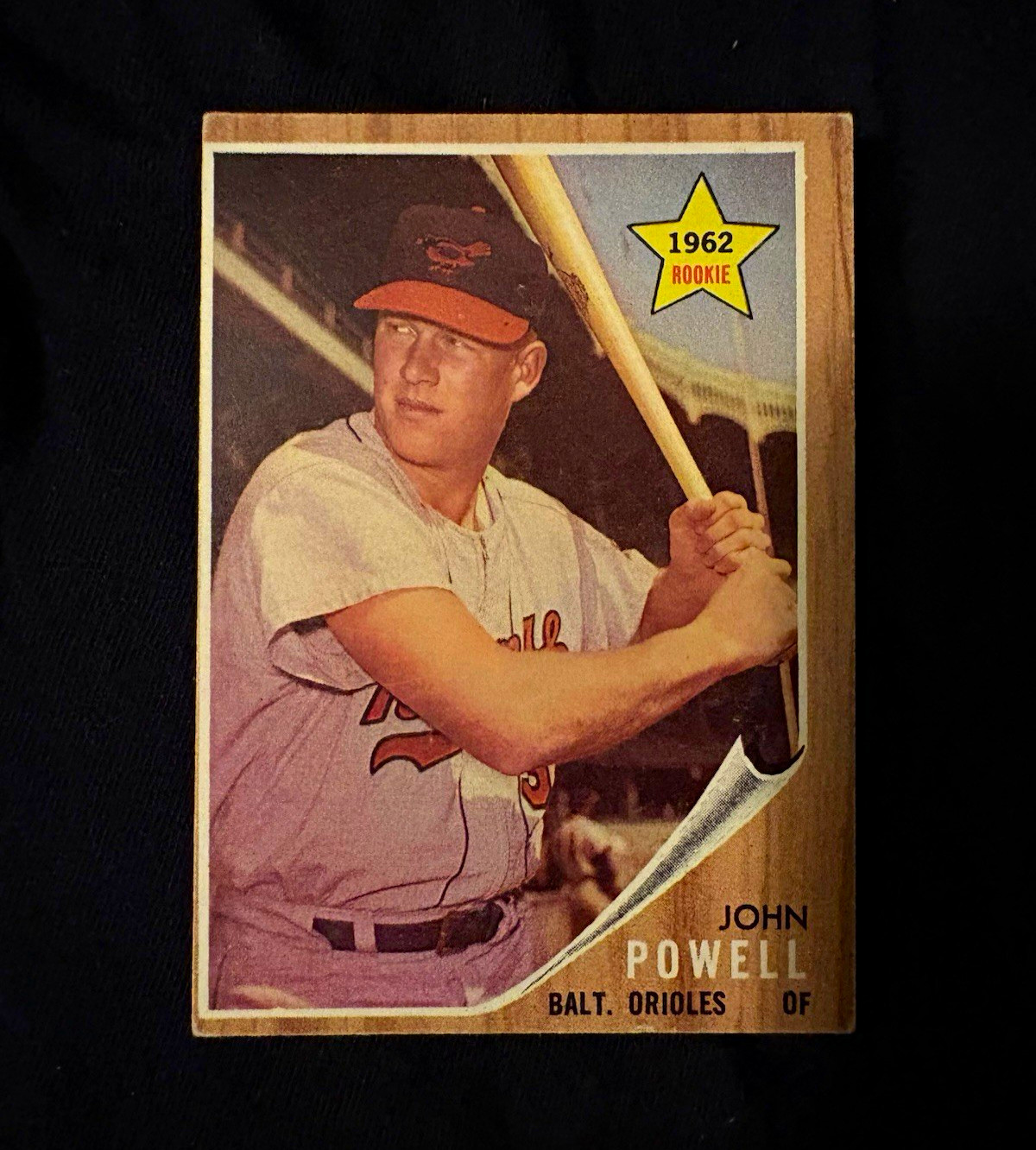 Topps 1962 Boog Powell Called John on Card Rookie #99 Baltimore Orioles Topps 1962 Boog Powell Called John on Card Rookie #99 Baltimore Orioles