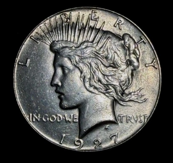 1927 Philadelphia Mint Us Silver Peace Dollar Choice Uncirculated 1927 Philadelphia Mint Us Silver Peace Dollar Choice Uncirculated
