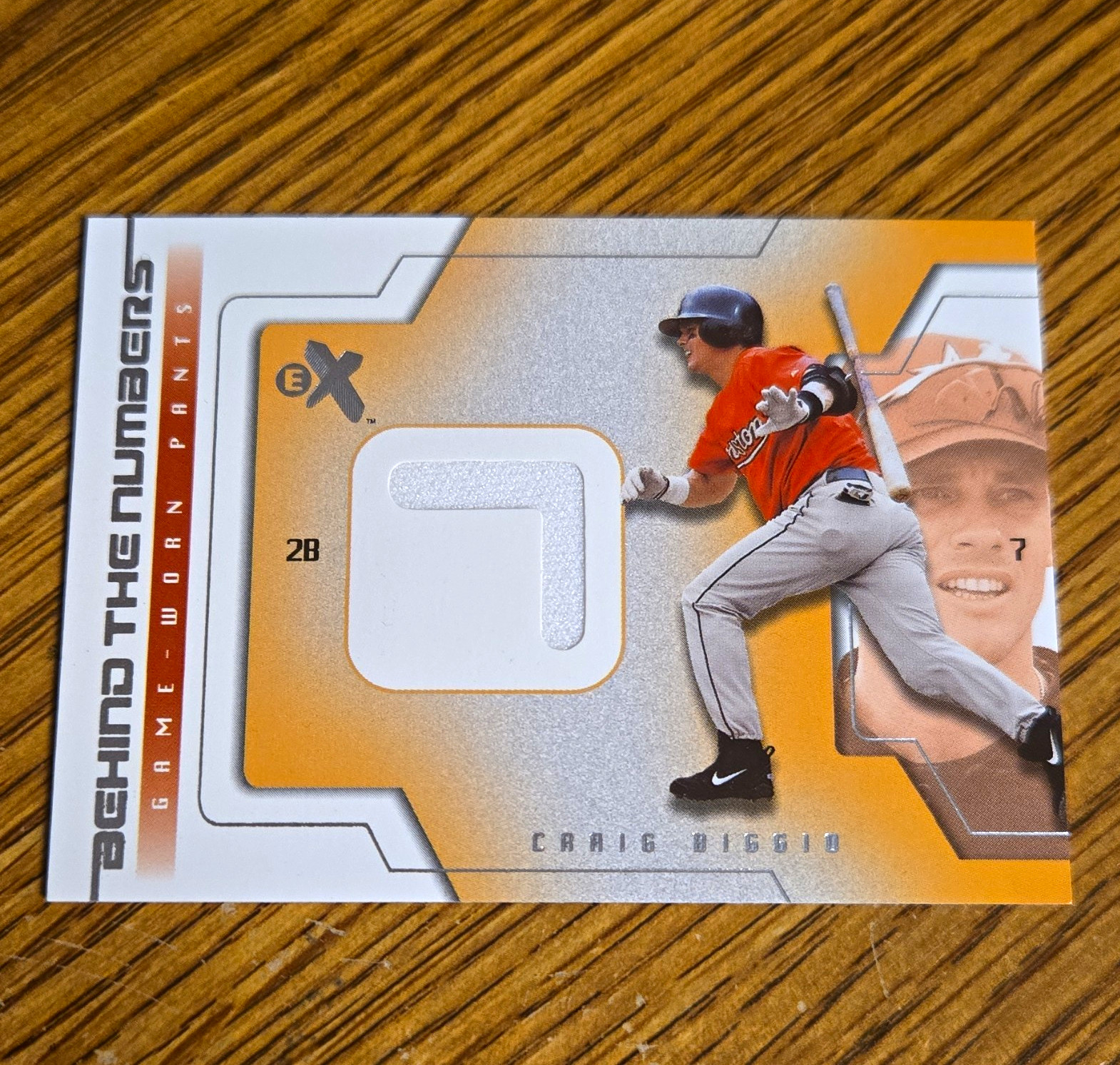 Fleer 2002 E-X Behind the Numbers Craig Biggio #2B Jerseys MEM Astros Fleer 2002 E-X Behind the Numbers Craig Biggio #2B Jerseys MEM Astros
