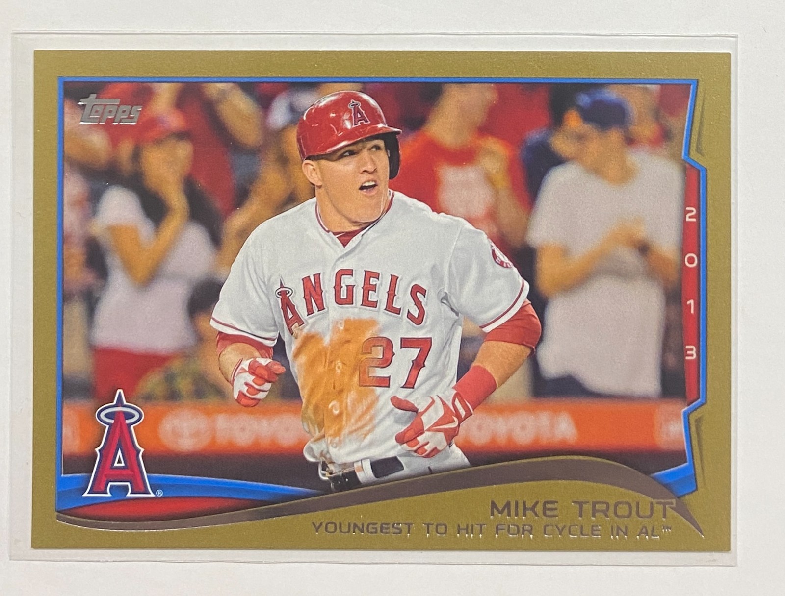 2014 Topps Season Highlights Checklist Gold 556/2014 Mike Trout #364 2014 Topps Season Highlights Checklist Gold 556/2014 Mike Trout #364