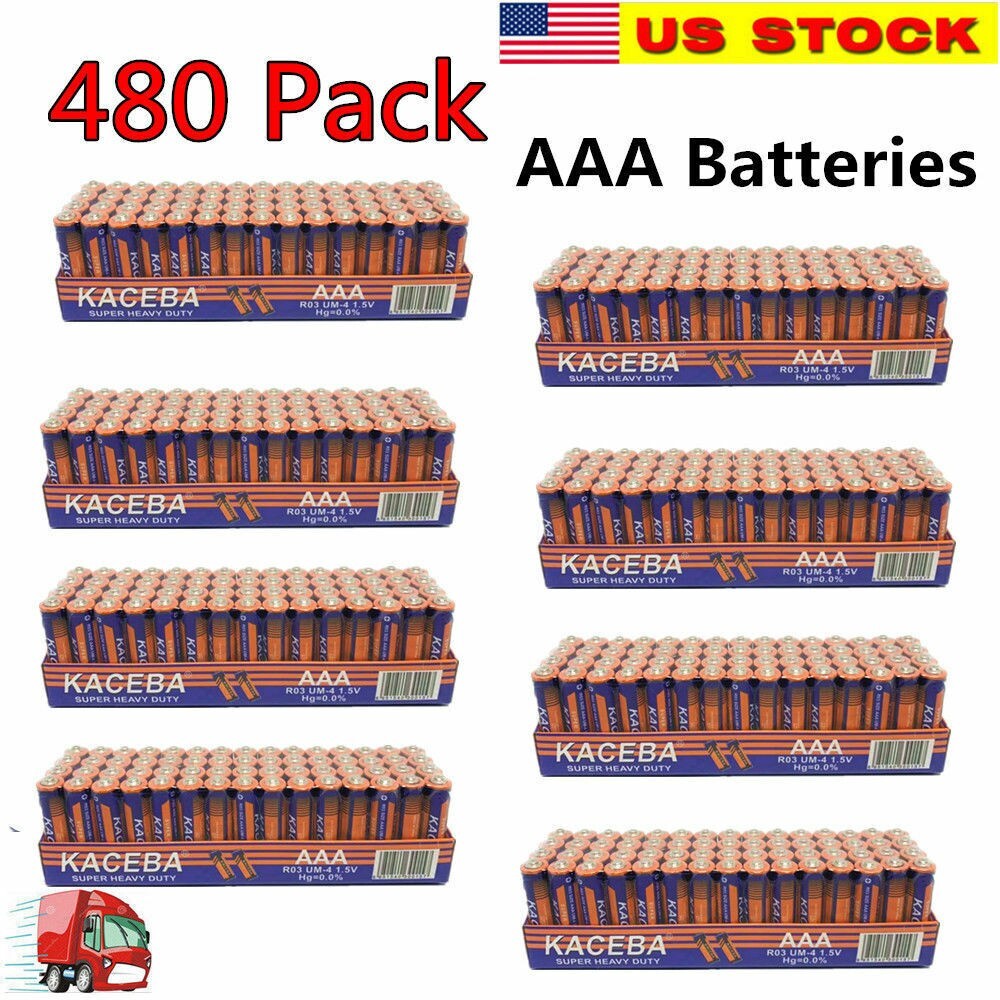 480 Pcs AAA Batteries Extra Heavy Duty Battery 1.5v For Home Wholesale Bulk Lot