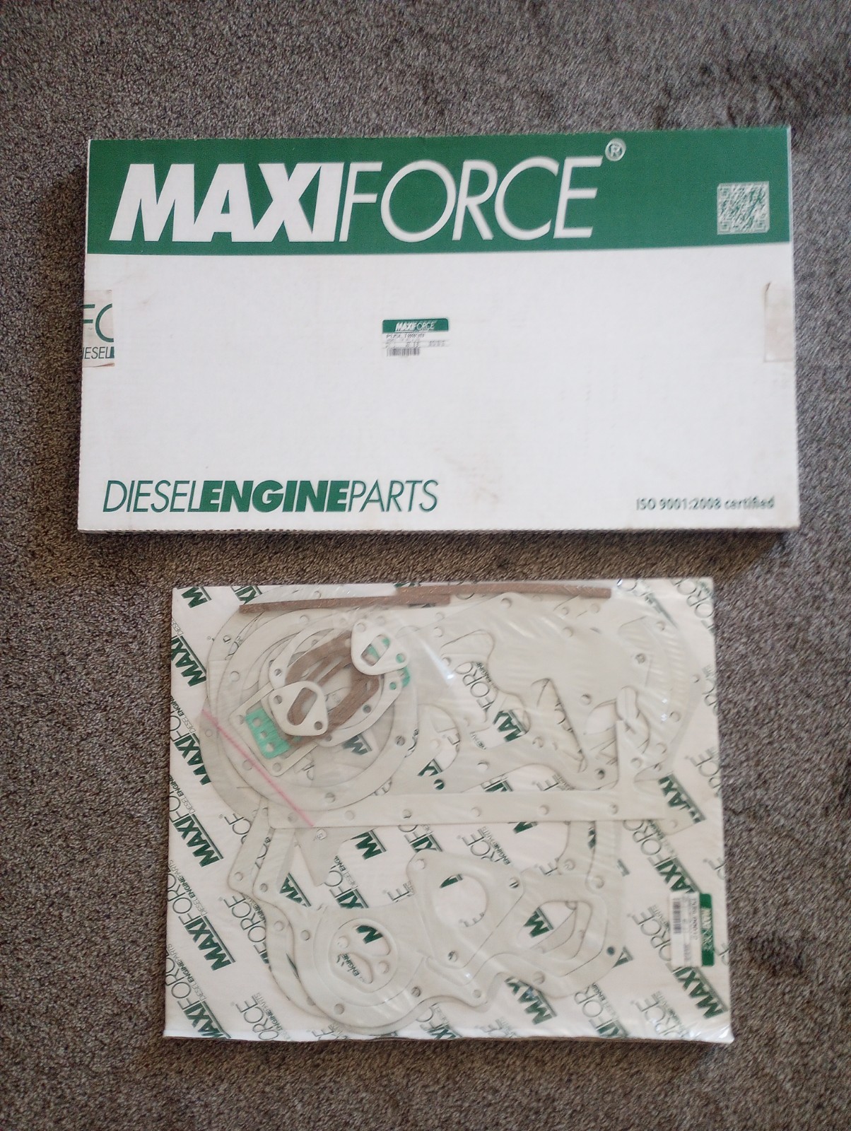 MAXIFORCE Perkins 3 Cyl Diesel 3.152 complete gasket set, top and bottom NEW MAXIFORCE Perkins 3 Cyl Diesel 3.152 complete gasket set, top and bottom NEW