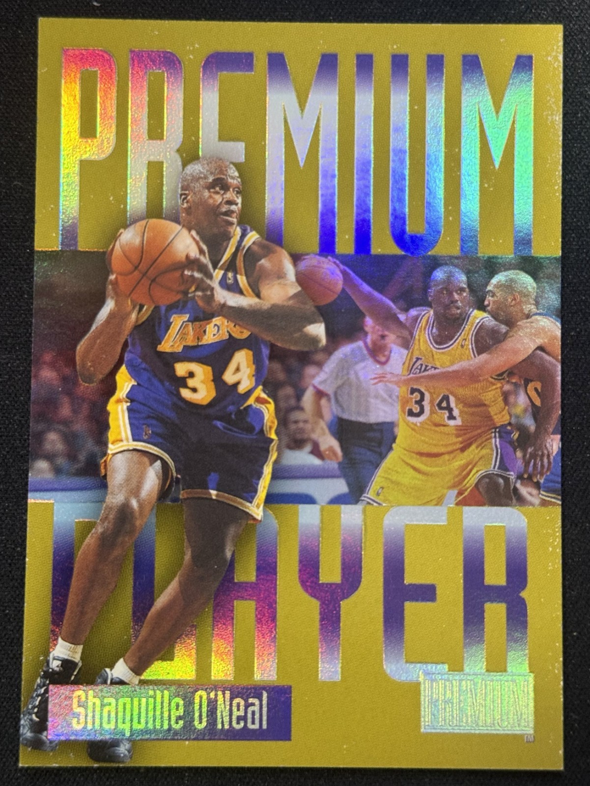 1997-98 Skybox Premium Shaquille O'Neal Player #4 PP Lakers 1997-98 Skybox Premium Shaquille O'Neal Player #4 PP Lakers