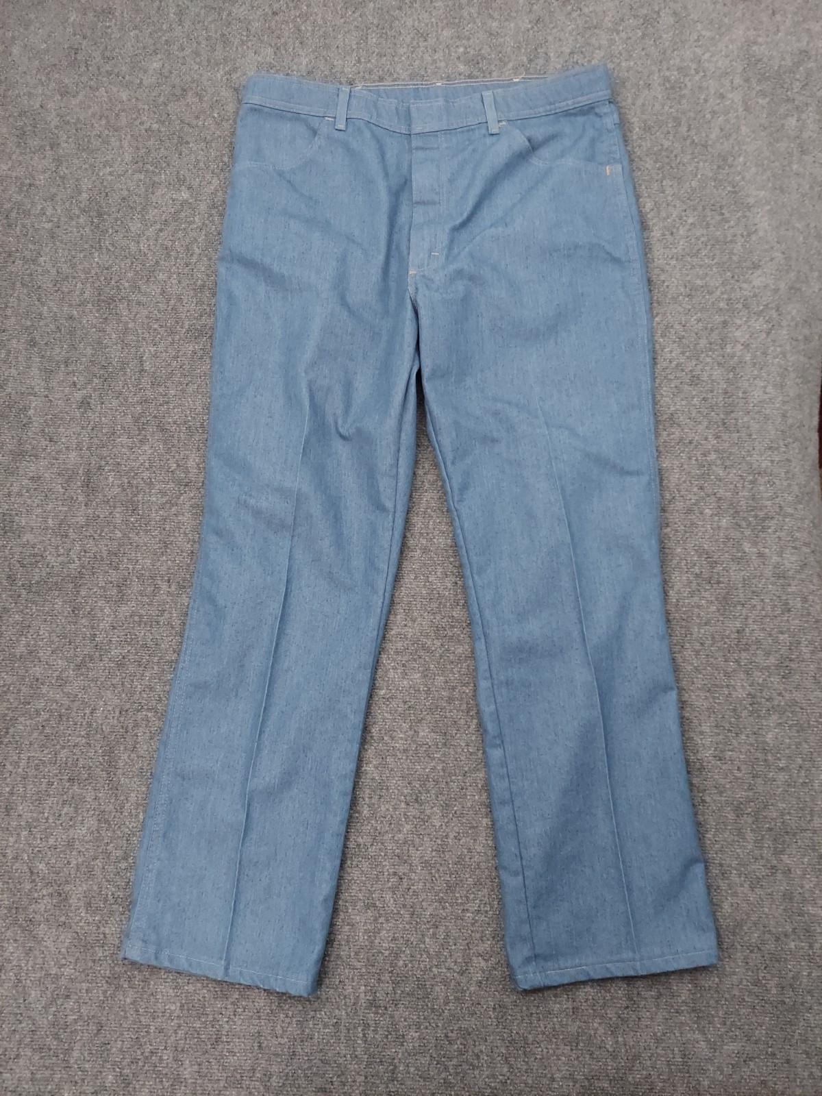 Vtg Wrangler Jeans Mens 38x32 Blue Denim Trousers Cowboy Denim Rockabilly