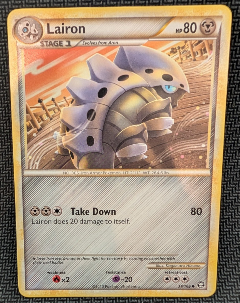 Pokemon - Lairon 37/102 - 2010 HGSS: Triumphant - NM Pokemon - Lairon 37/102 - 2010 HGSS: Triumphant - NM