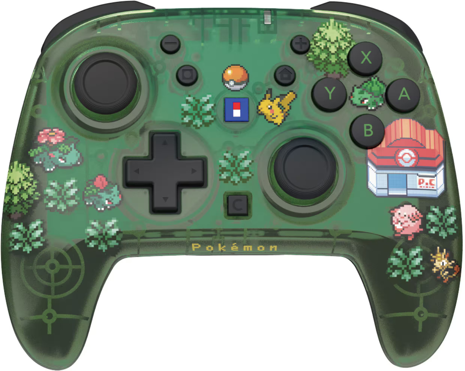 Hori - Wireless HORIPAD Turbo (Pokemon Pixel for Nintendo Switch 2 - Green Hori - Wireless HORIPAD Turbo (Pokemon Pixel for Nintendo Switch 2 - Green