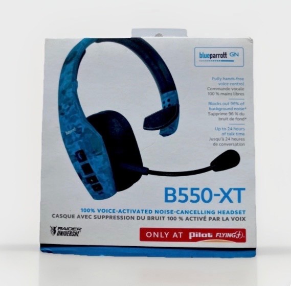 🦜RARE BlueParrott B550-XT Voice-Controlled Bluetooth Raider CAMO blue parrot🦜
