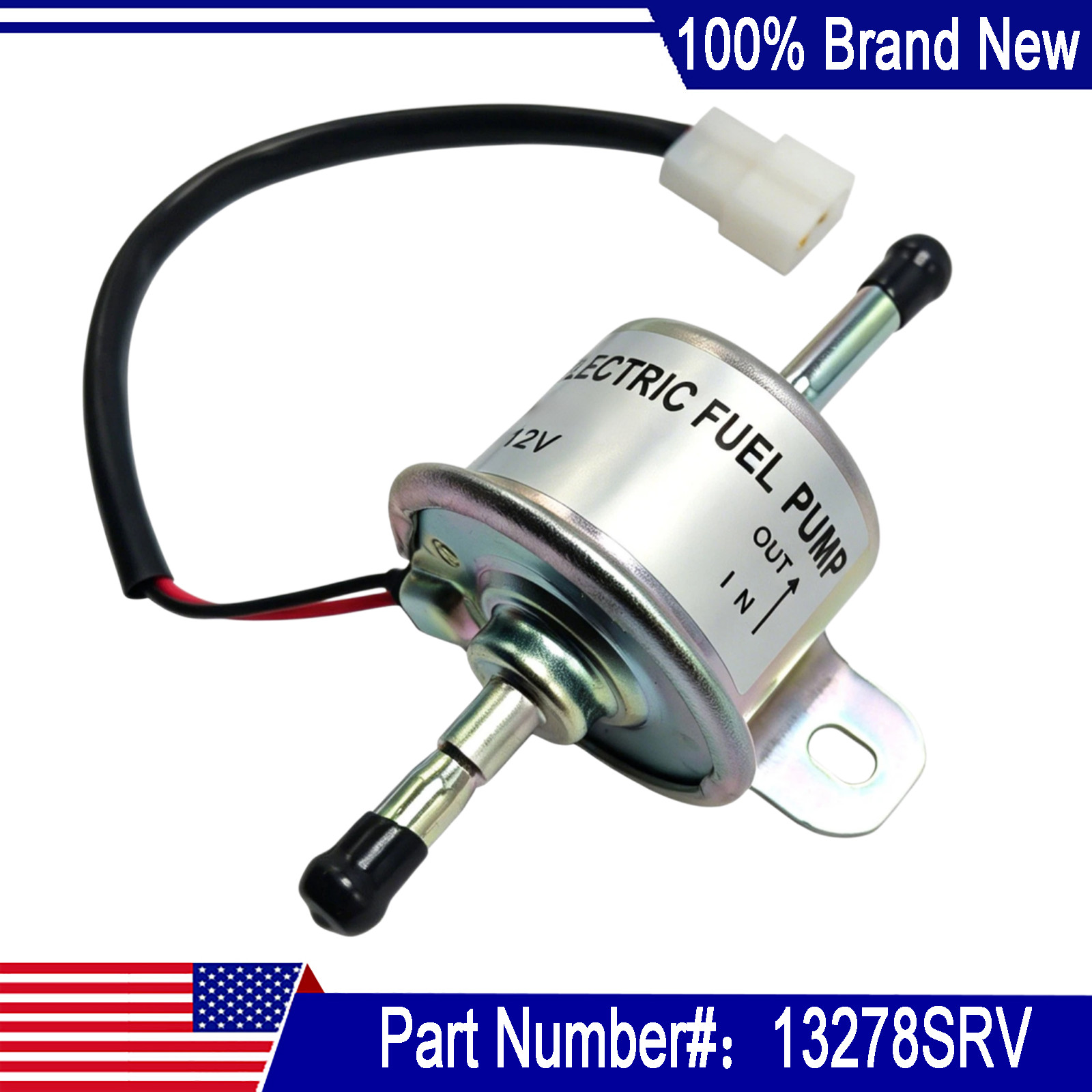 1Pcs Replacement Electric Fuel Pump 13278SRV For Kubota Generac Generator MLG8K