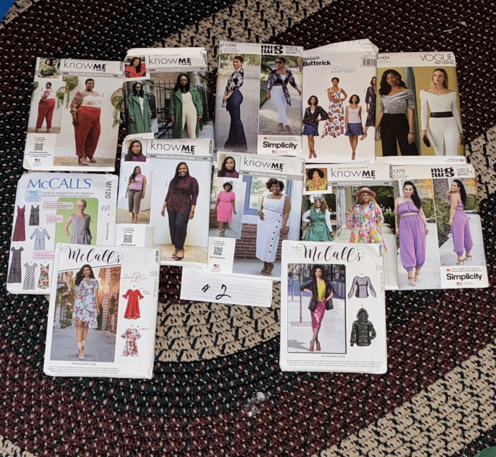 McCall's Simplicity Butterick Vogue Know Me Women's Sewing Pattern Lot McCall's Simplicity Butterick Vogue Know Me Women's Sewing Pattern Lot