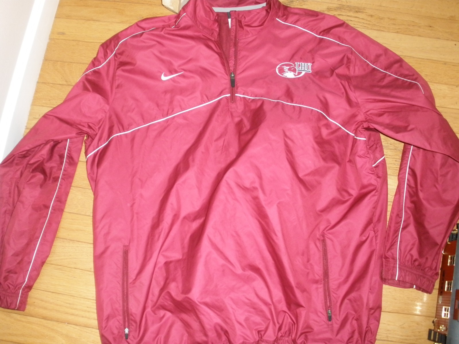 LHU Lock Haven University Lightweight Jacket Zips Adult XL Nike EUC (T96) LHU Lock Haven University Lightweight Jacket Zips Adult XL Nike EUC (T96)