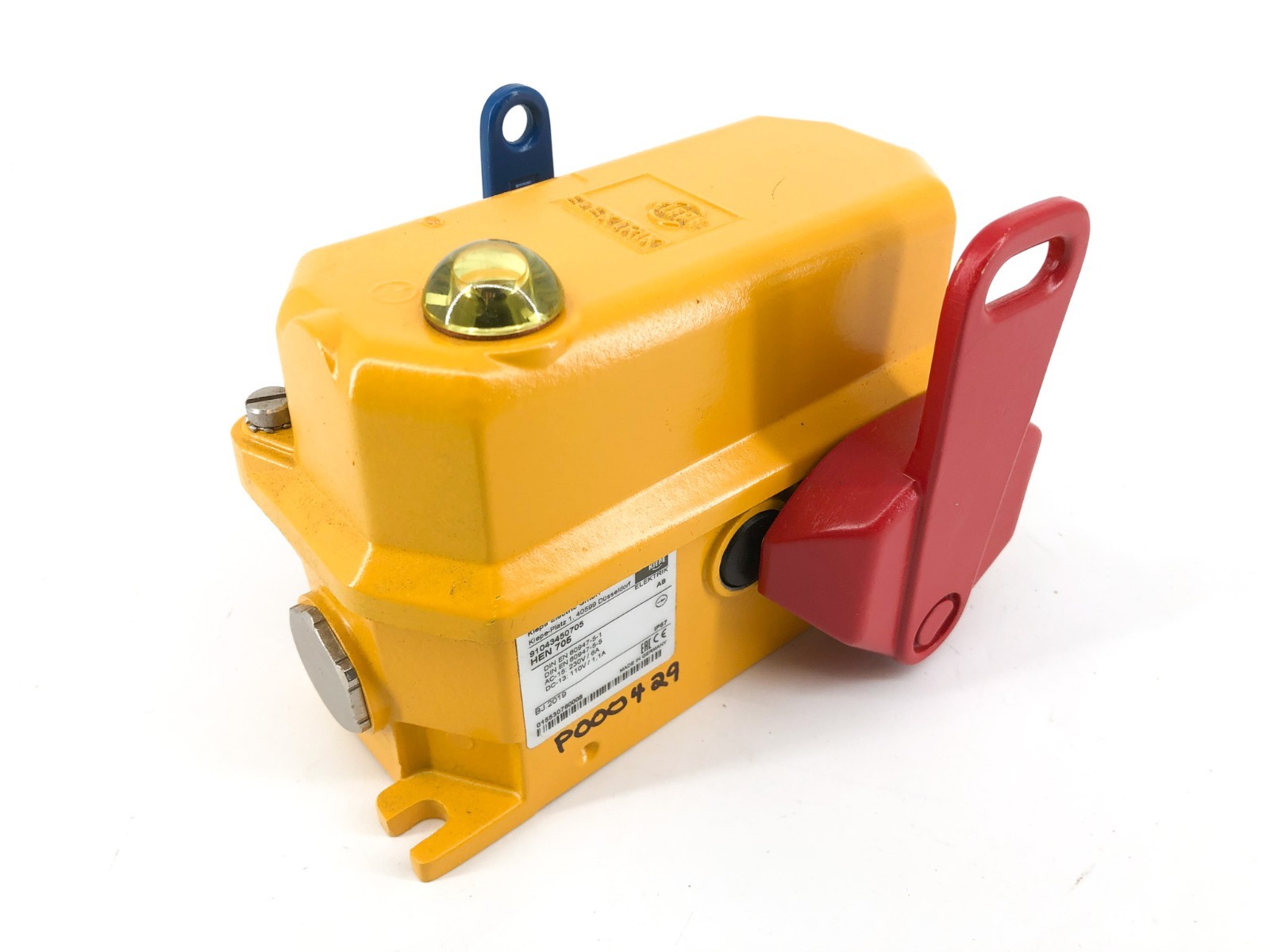 New Kiepe Electric HEN 705 Emergency Pull-Rope Switch 91043450705 - No Box New Kiepe Electric HEN 705 Emergency Pull-Rope Switch 91043450705 - No Box