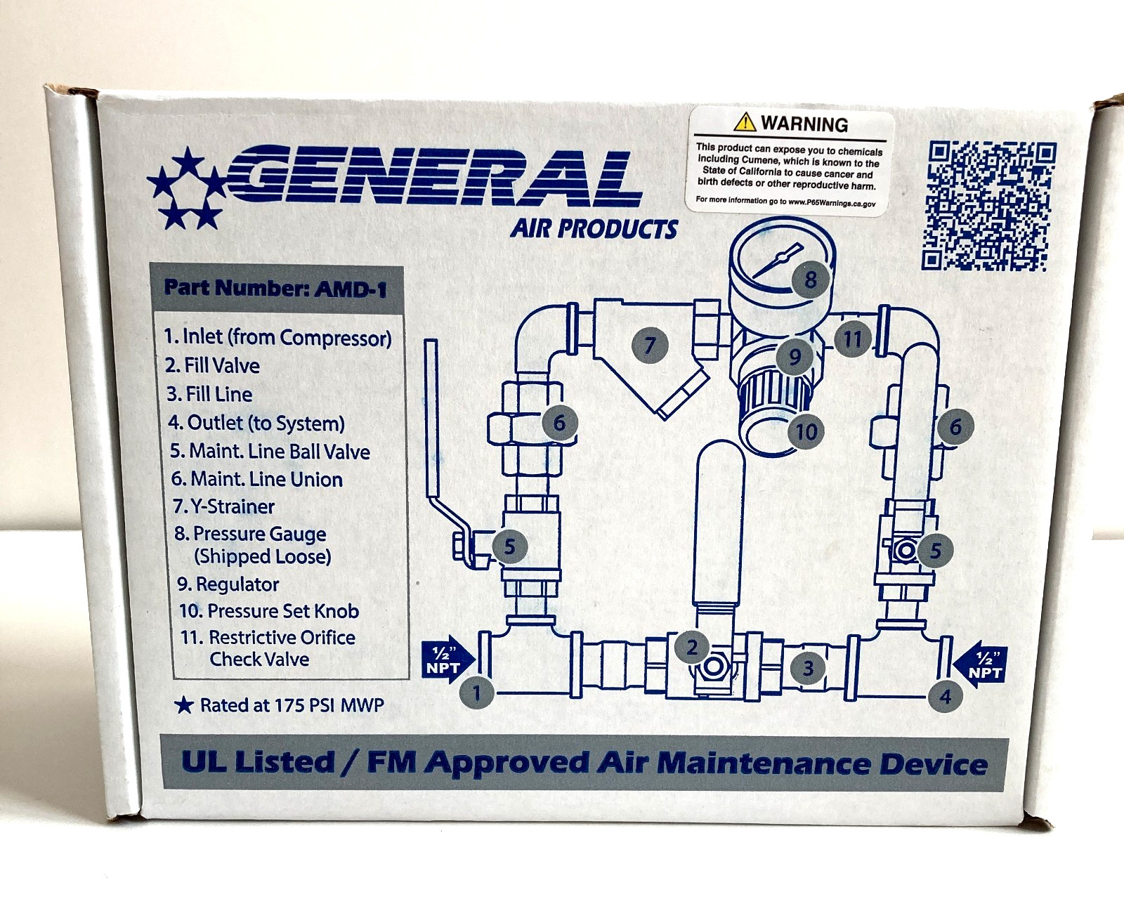 General Air Products AMD-1 Air Maintenance Device, New