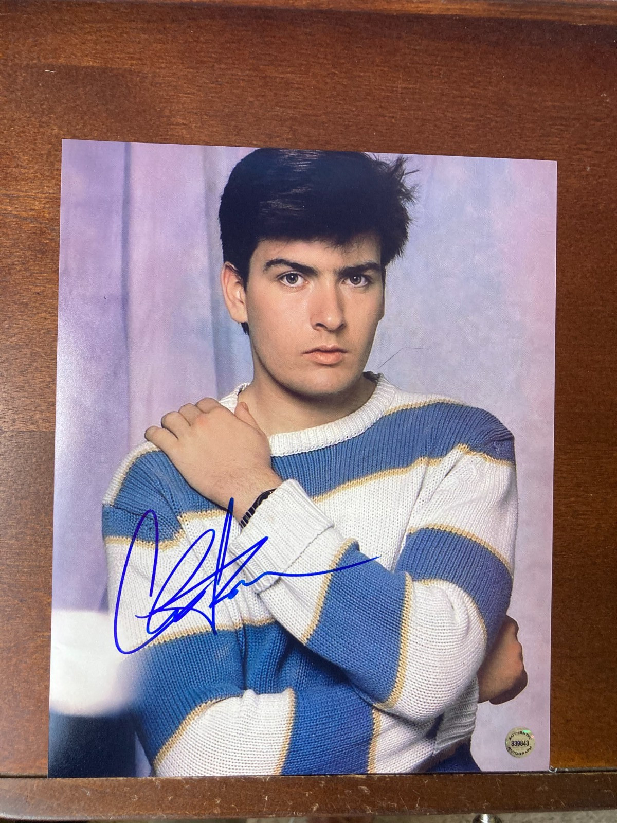 Charlie Sheen Signed Autographed 8x10 Photo COA