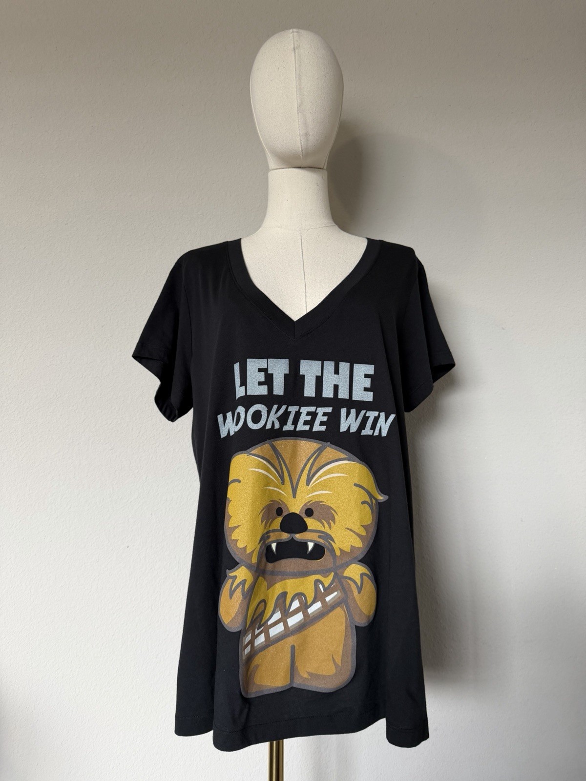 Torrid Size 1 1X Let The Wookiee Win Star Wars T Shirt Black NWT Torrid Size 1 1X Let The Wookiee Win Star Wars T Shirt Black NWT