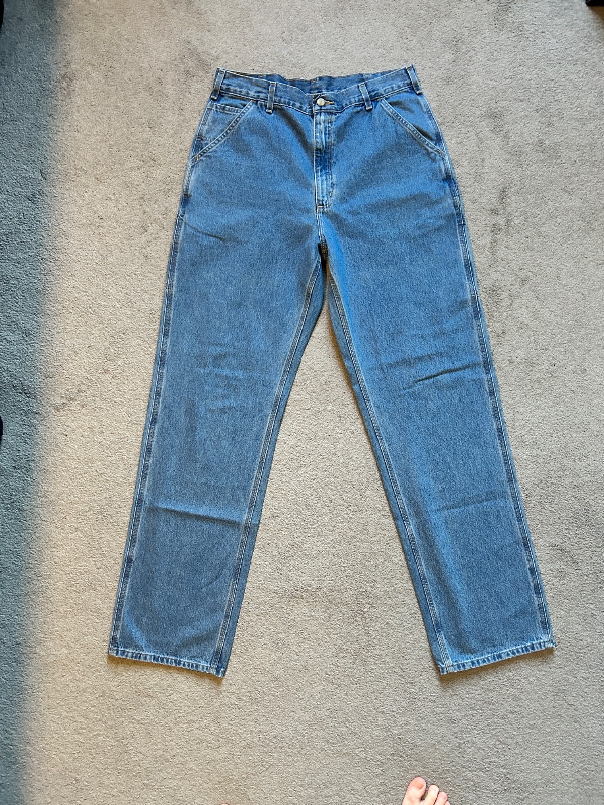 new mens carhartt carpenter 34x36 jeans nwot new mens carhartt carpenter 34x36 jeans nwot