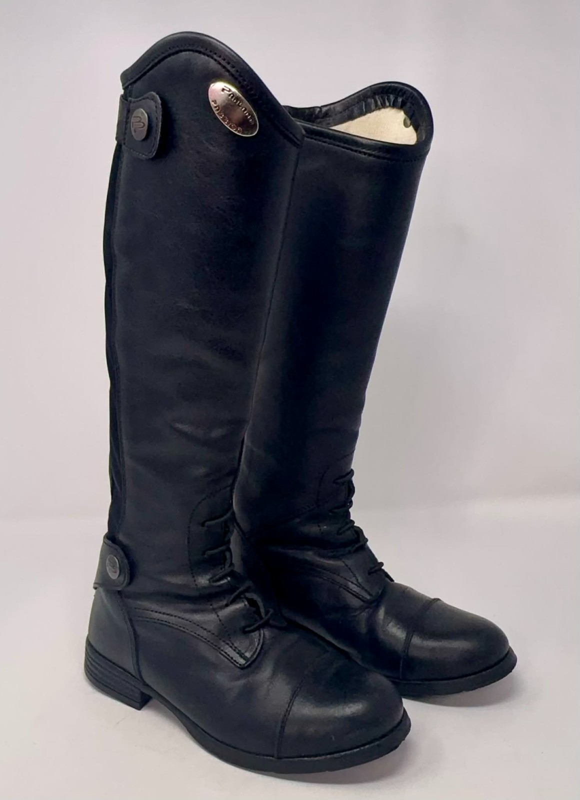 Parlanti Passion Field Riding Boots Kids EU 31/13 Black Leather Equestrian Parlanti Passion Field Riding Boots Kids EU 31/13 Black Leather Equestrian