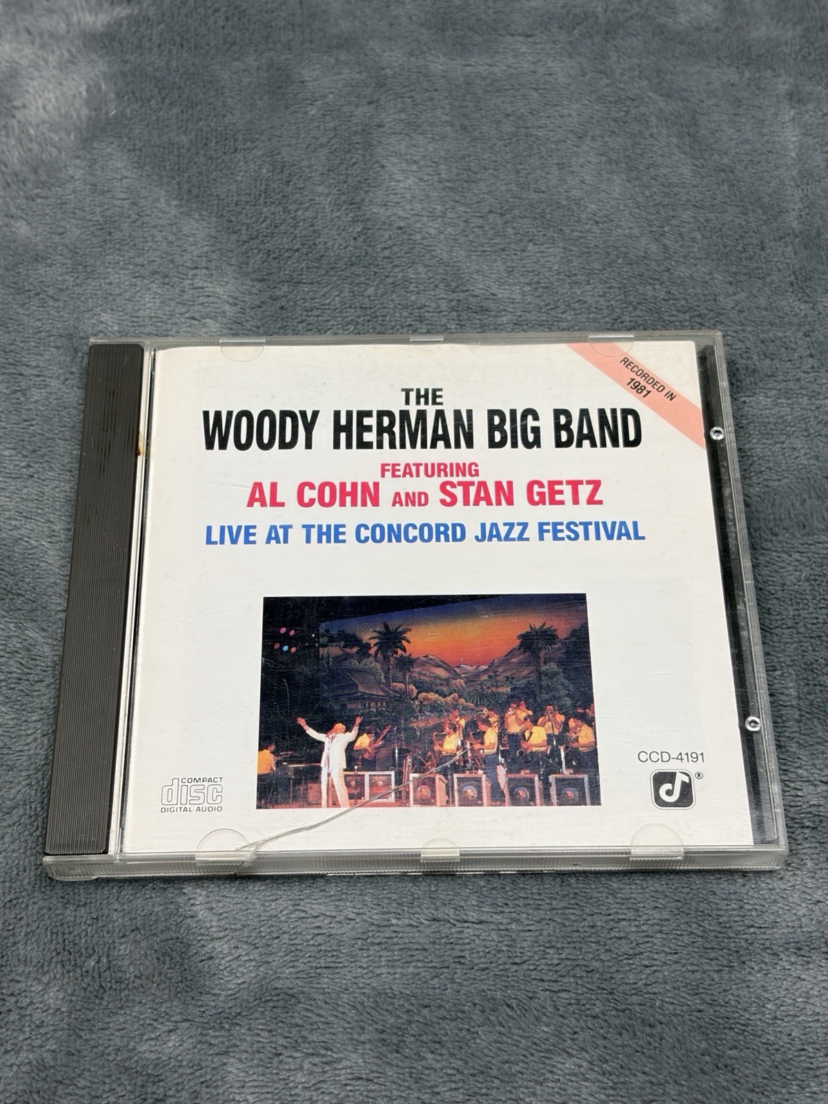 Live at Concord 1981 Jazz Festival CD by Woody Herman Al Cohen Stan Getz Live at Concord 1981 Jazz Festival CD by Woody Herman Al Cohen Stan Getz
