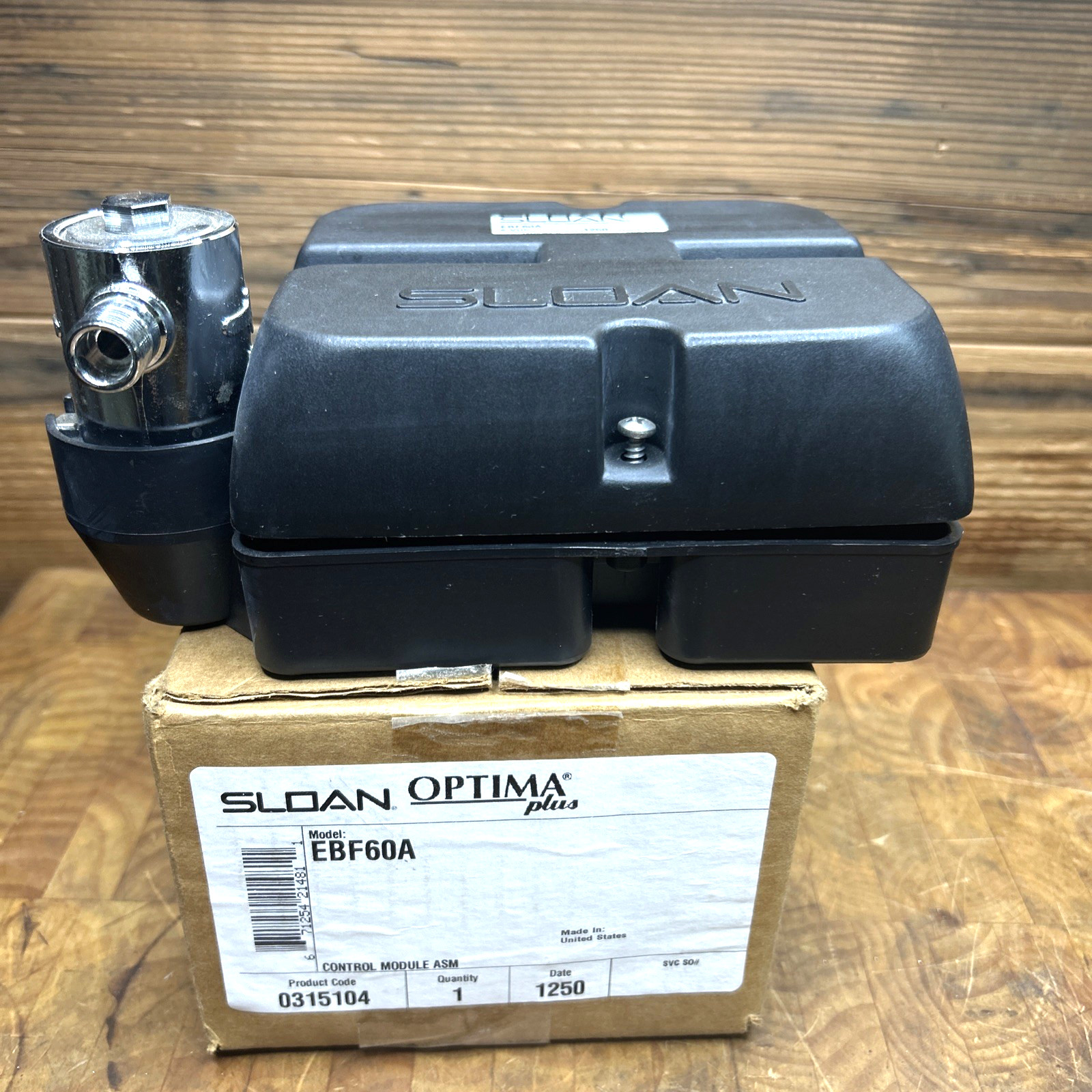 NOS SLOAN VALVE CO Optima Plus EBF60A Control Module New Open Box Surplus