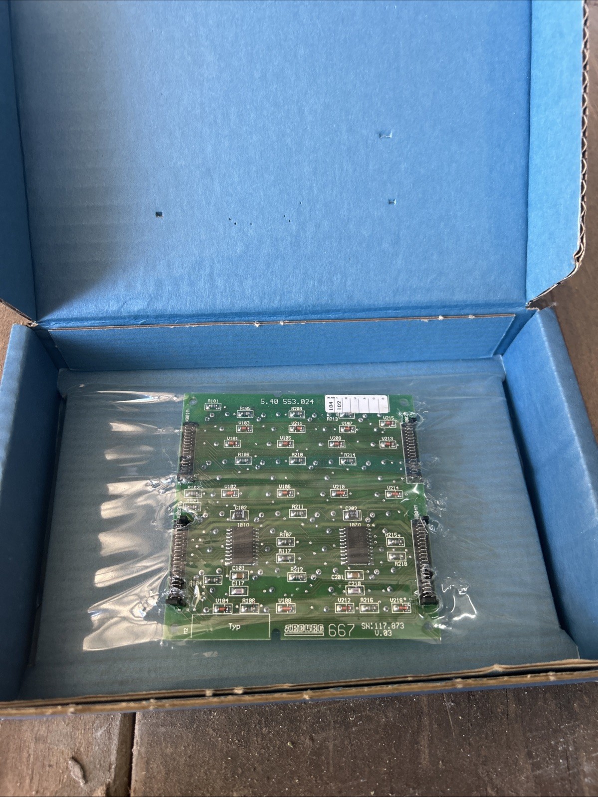Arburg ARB 667 SN123.498 Circuit Board Arburg ARB 667 SN123.498 Circuit Board