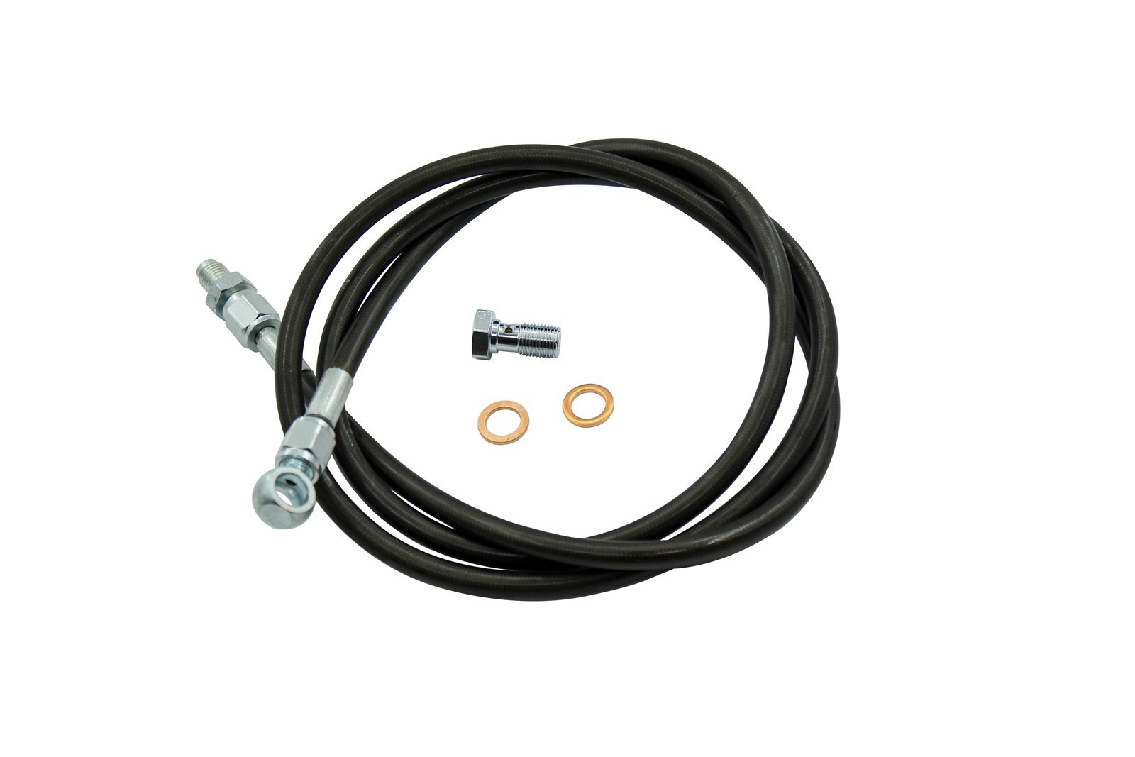 for 1992-2000 Honda Civic 94-01 Acura Integra Clutch Line Stainless Steel Black