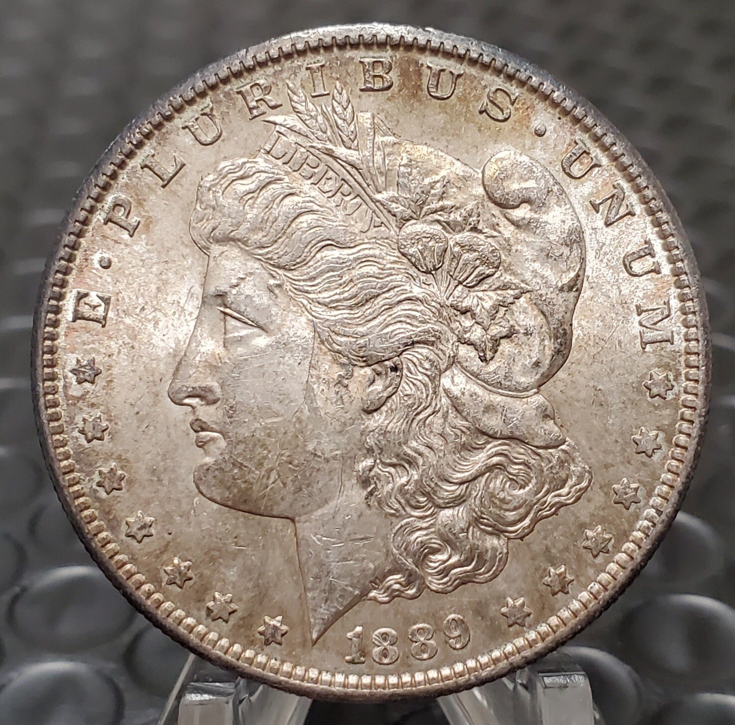 1889 S Morgan Silver Dollar Us Coin Better Date Au++ / Unc San Francisco Mint 1889 S Morgan Silver Dollar Us Coin Better Date Au++ / Unc San Francisco Mint