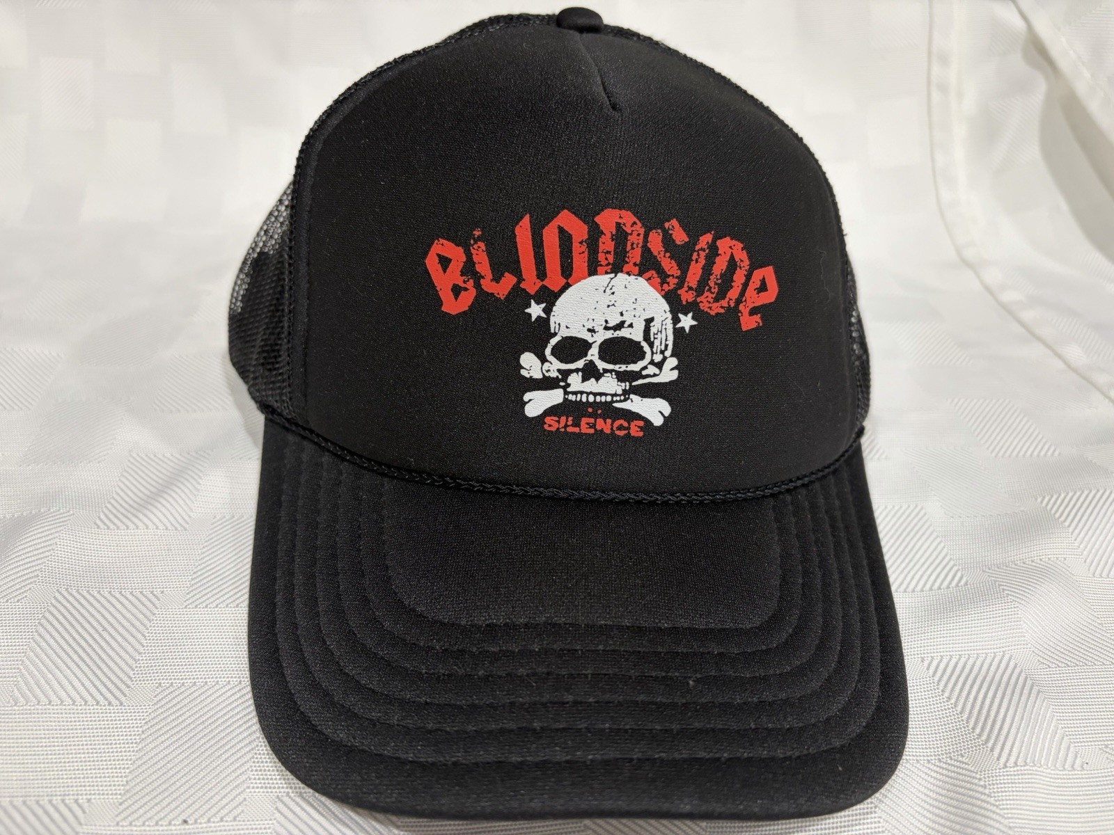 Blindside Silence Rock Band Men\'s black adjustable baseball cap By Otto Adj Blindside Silence Rock Band Men\'s black adjustable baseball cap By Otto Adj