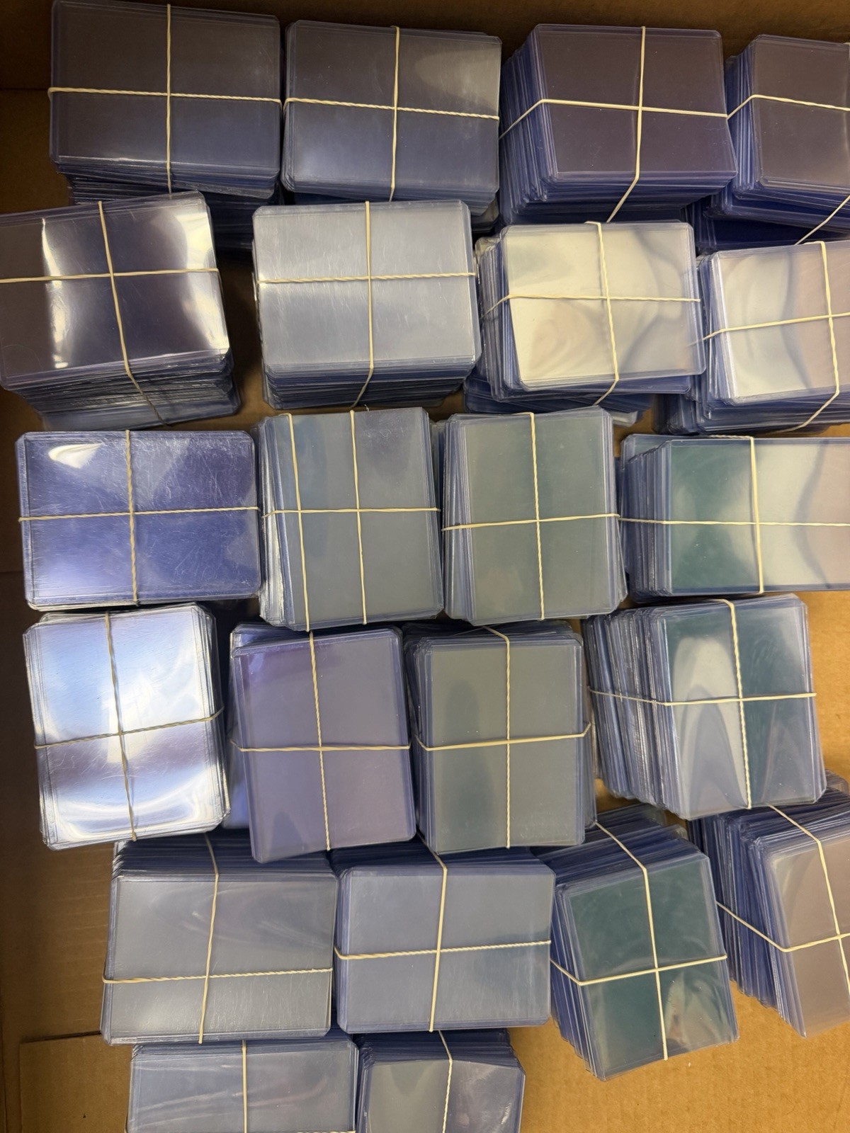 Used Top Loaders Bulk Lots 50 100 200 500 1000 Trading Card Holders No Stickers