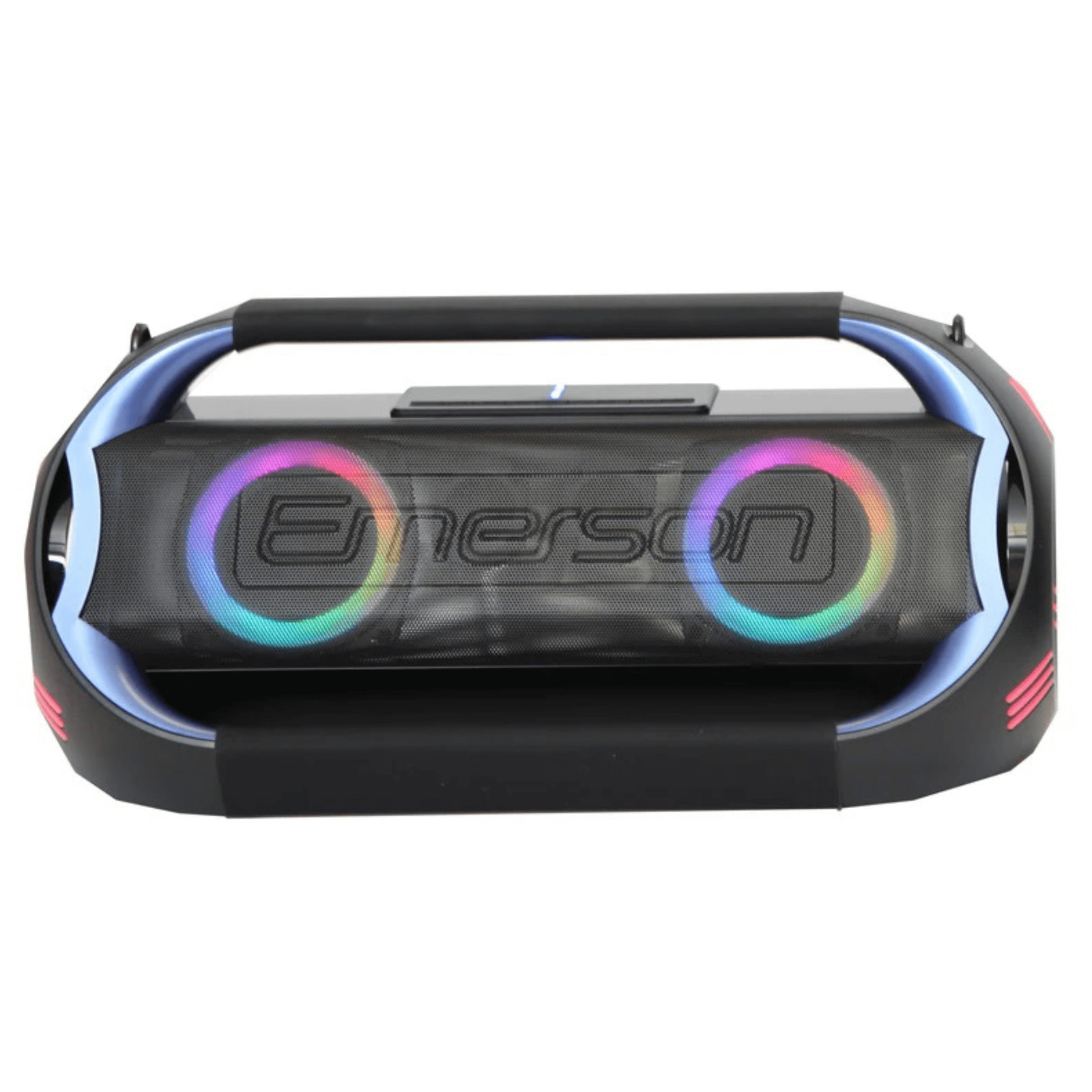 Emerson Triad Grip Portable Bluetooth LED Party Speaker w Rechargeable Battery
