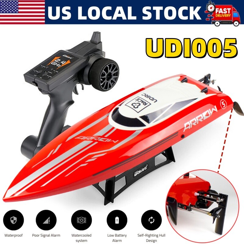 Brushless RC Racing Boat UDI005 2.4GHz 50km/h High Speed Electronic Toy Gift Kid