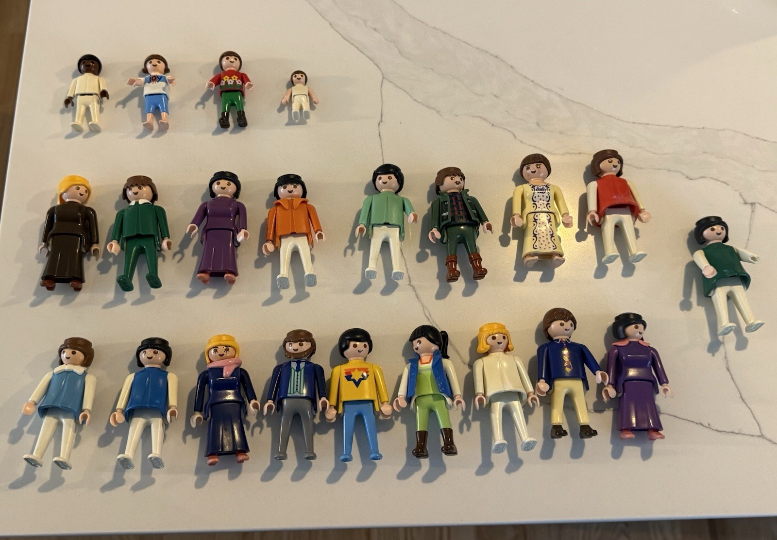 1974 Vintage Lot of Playmobil Geobra Figures including Playmobil Accessories 1974 Vintage Lot of Playmobil Geobra Figures including Playmobil Accessories