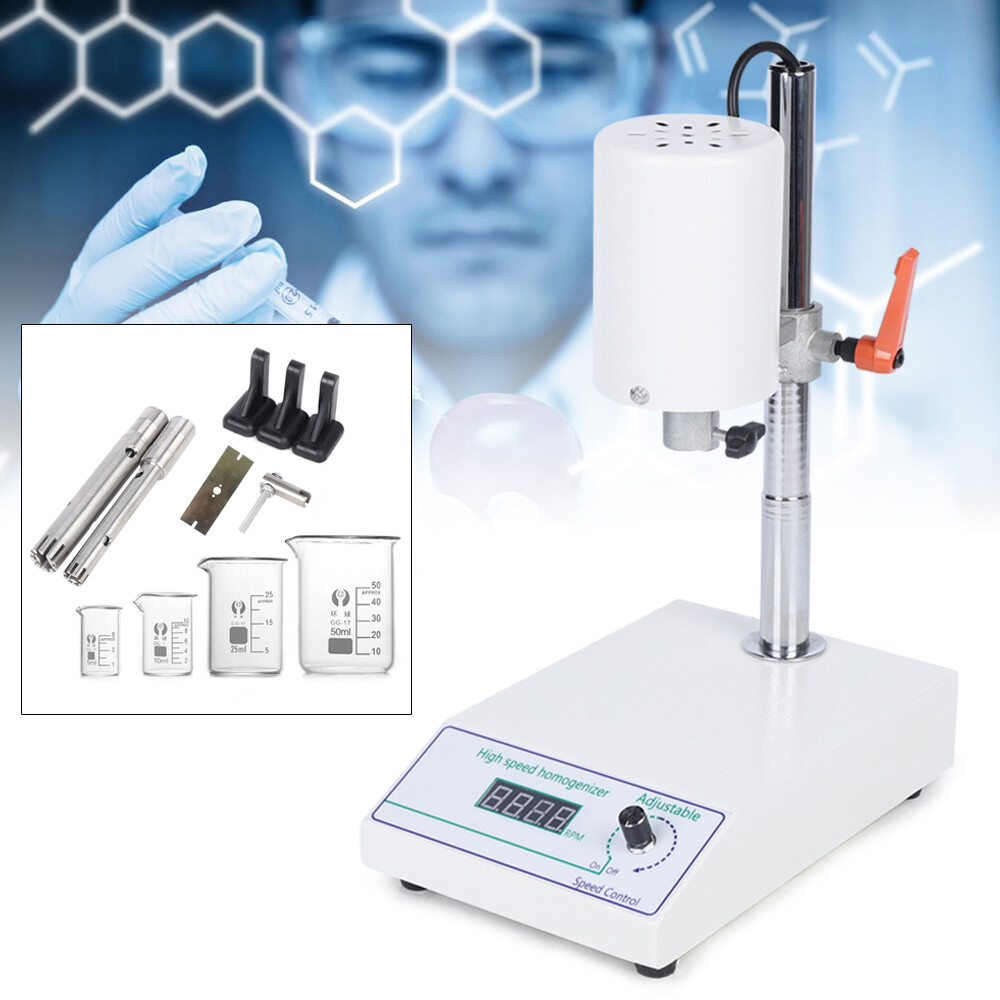 5ml-1000ml High Speed Dispersing Lab Homogenizer Emulsifying Machine Emulsifier