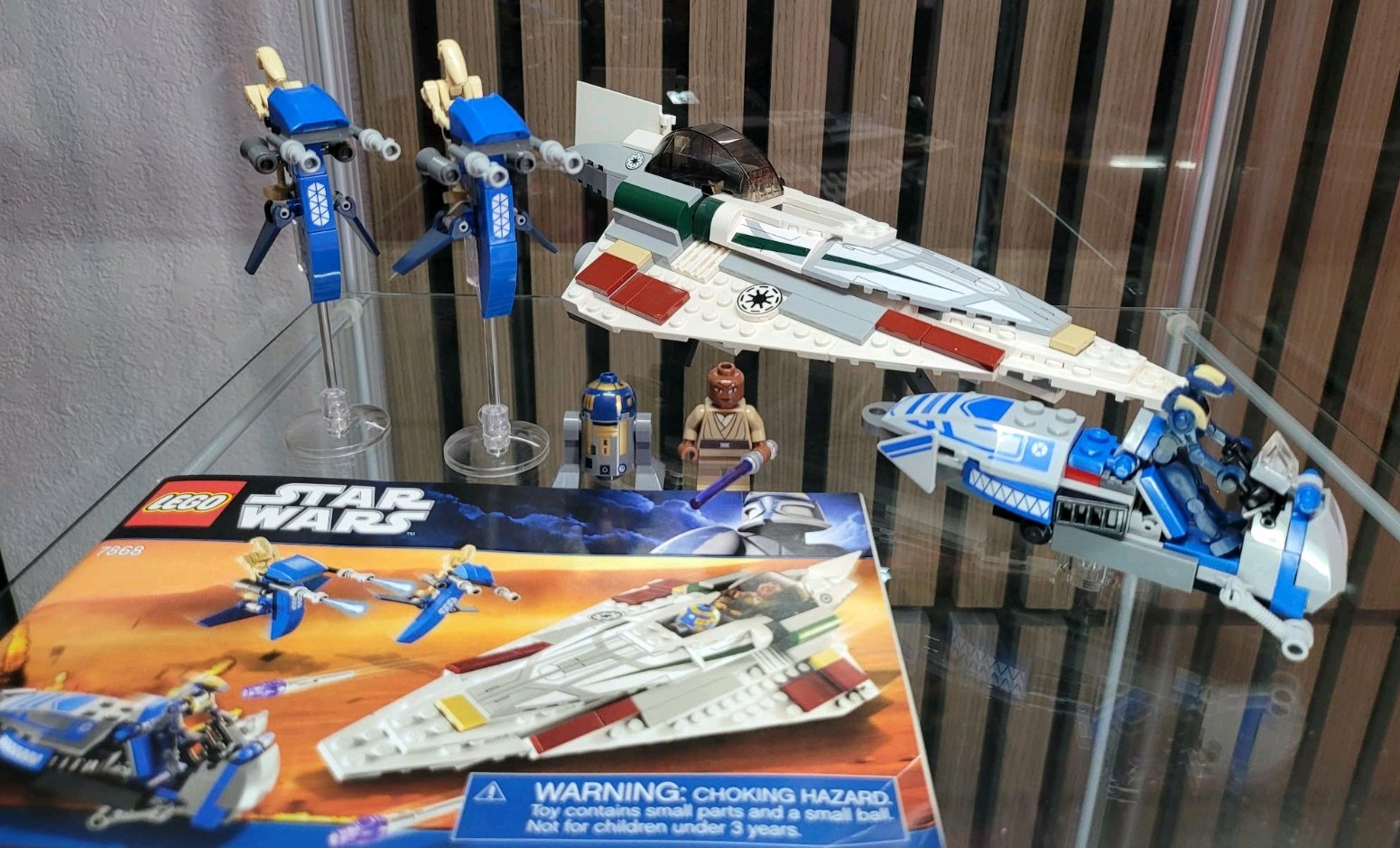 Lego Star Wars 7868 Mace Windu\'s Jedi Starfighter USED 100% COMPLETE w/ Manual