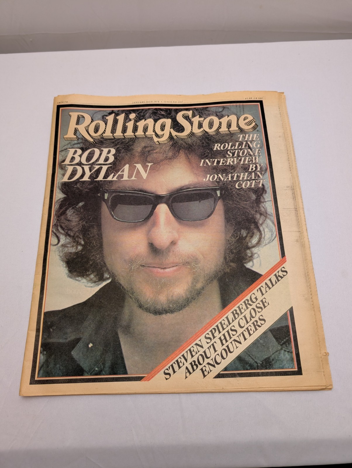 Vintage Rolling Stone Magazine Issue 257 Jan 26 1978 Bob Dylan Cover Spielberg