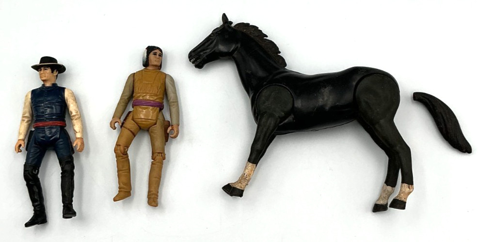 Vintage Gabriel Legend Lone Ranger Butch Cavendish Tonto Smoke Horse 1980 Lot