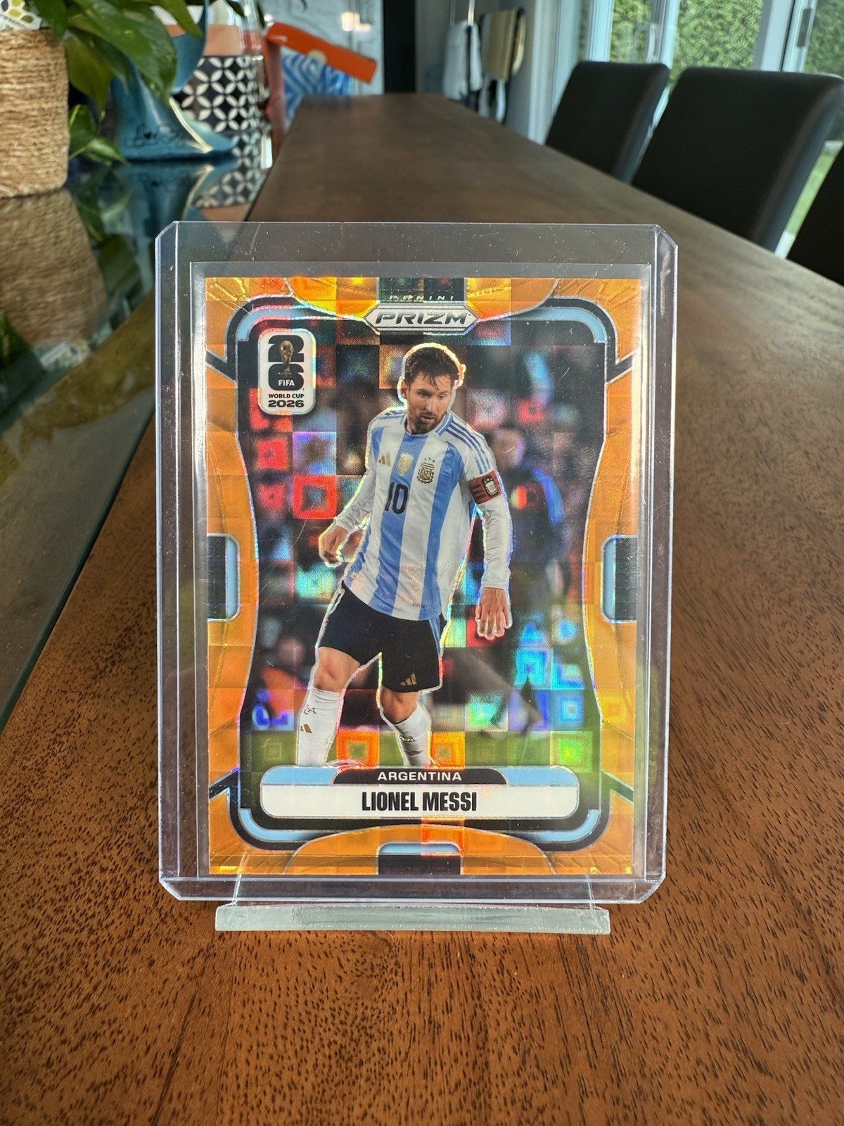 Lionel Messi 2026 Panini Prizm World Cup Orange Pandora /215 Argentina #10 Lionel Messi 2026 Panini Prizm World Cup Orange Pandora /215 Argentina #10