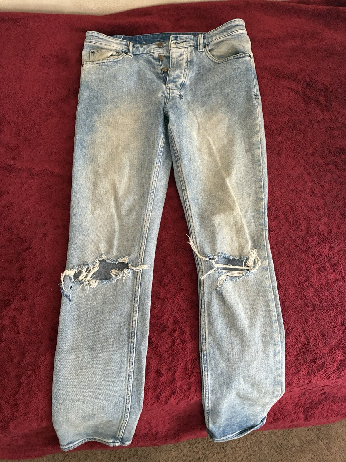 light blue ksubi jeans size 33 light blue ksubi jeans size 33