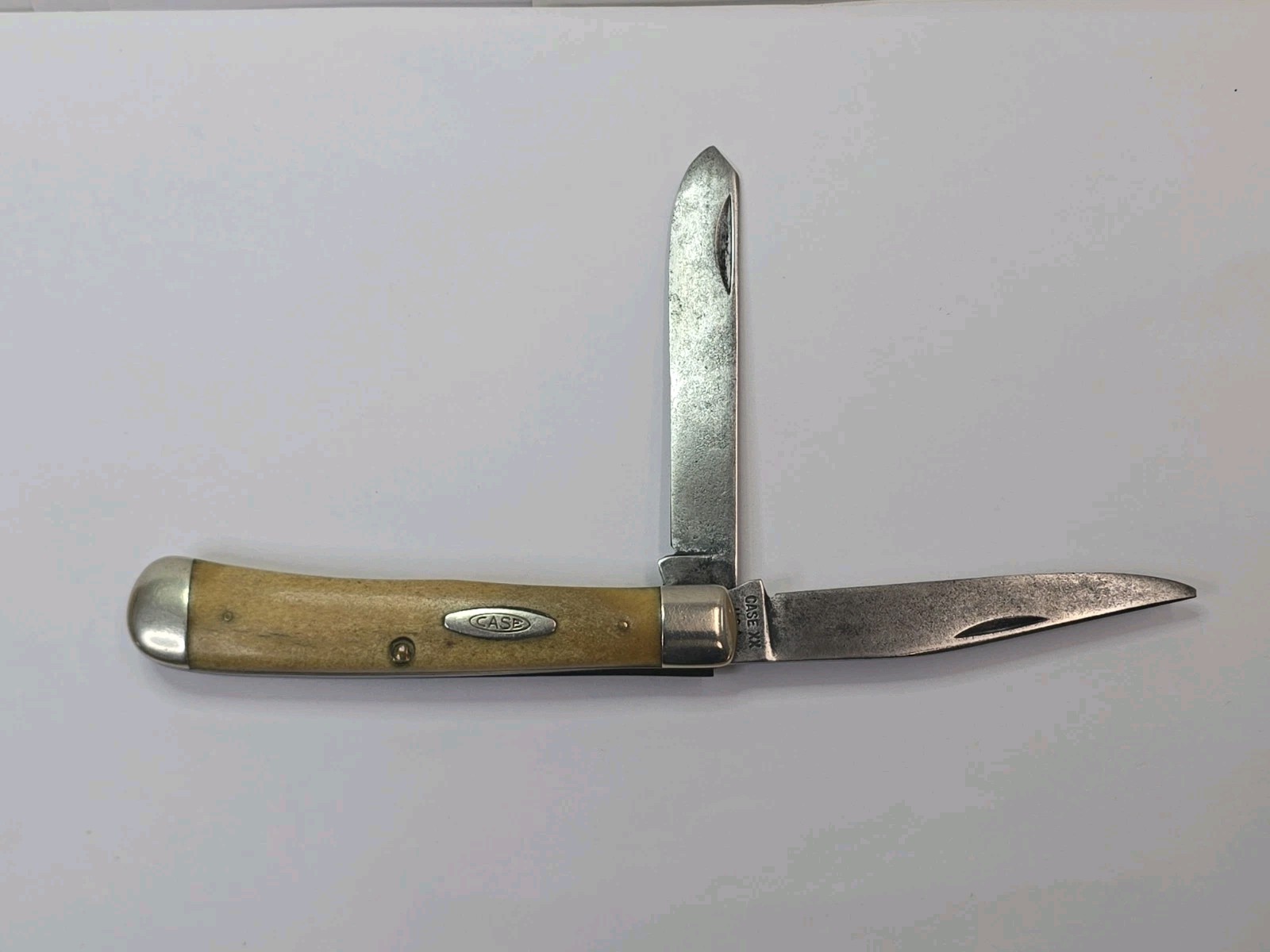 Case XX USA - Vintage (1965 - 1969) 5254 Stag Trapper Pocket Knife